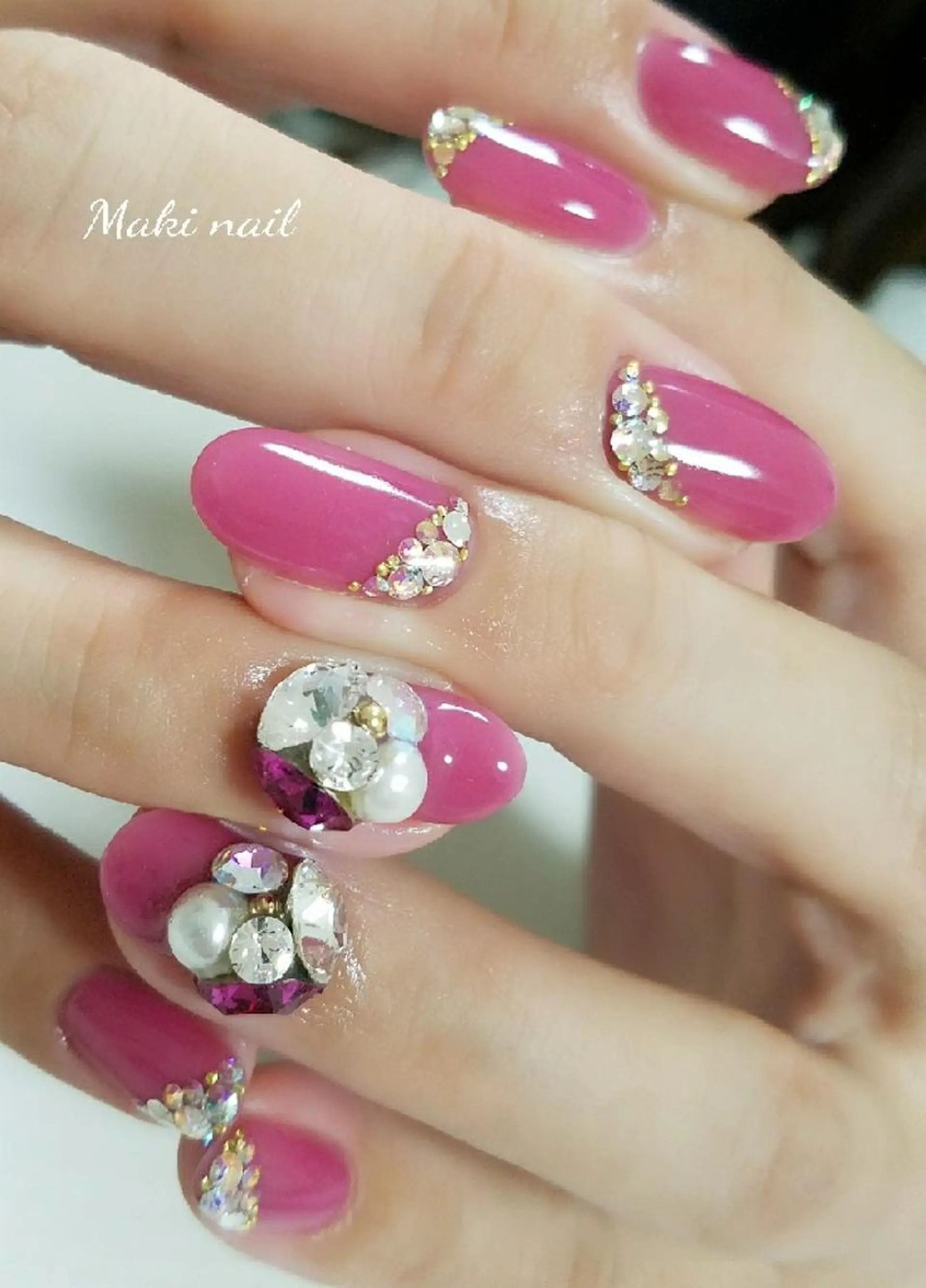 ネイル ジェルネイル ゴージャス   MAKI NAILのネイルデザイン