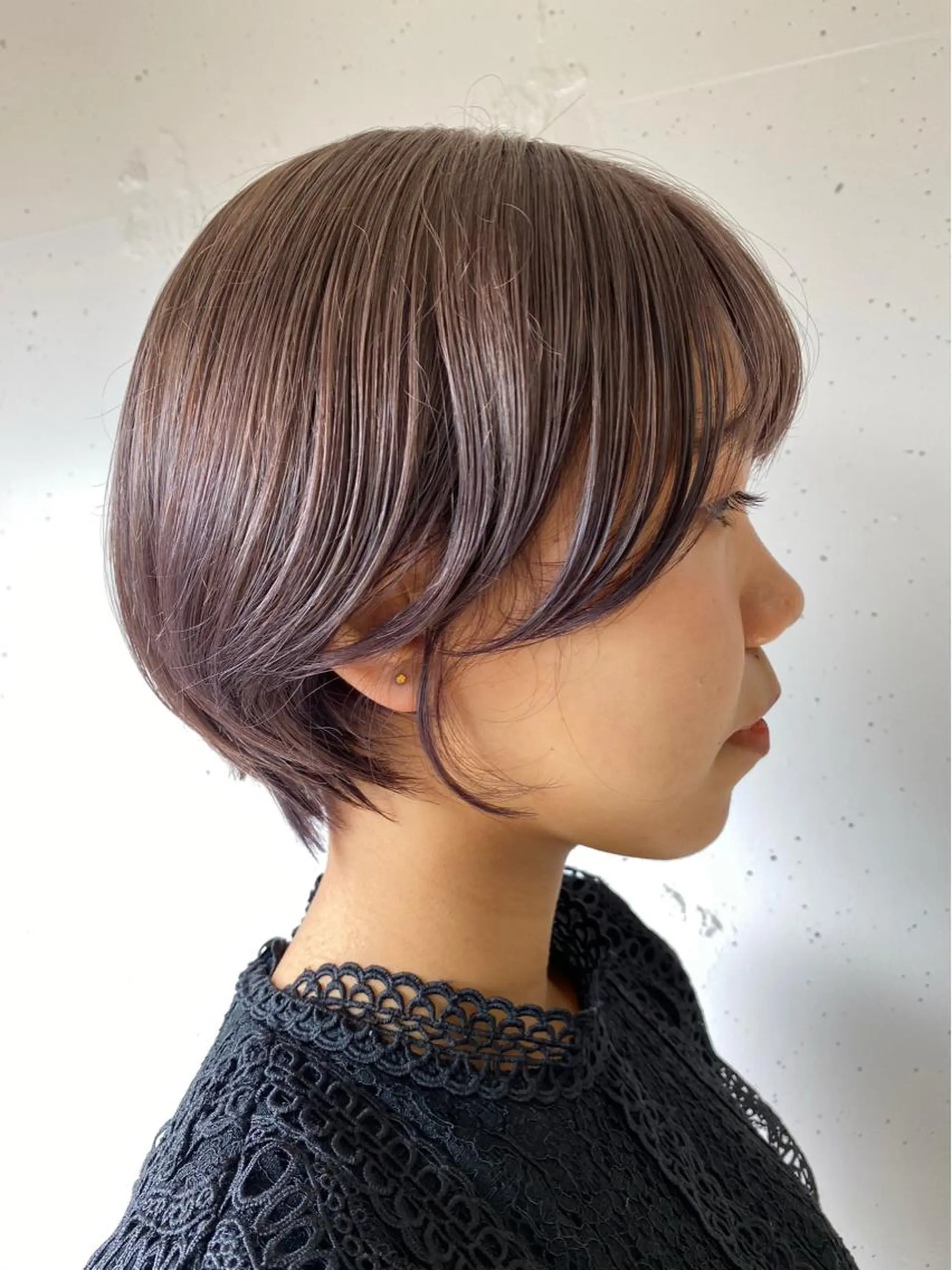 ショート 顔周りの垢抜けヘア 立山あいりのヘアスタイル