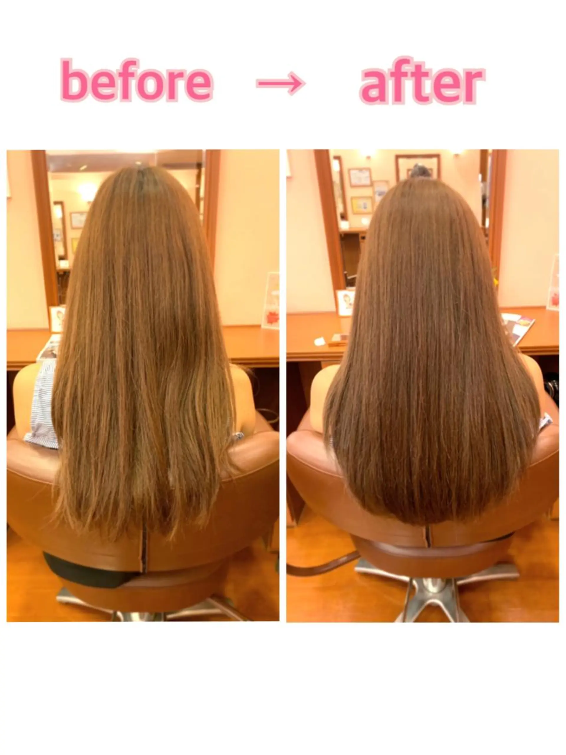 ロング カット 榎本 美雪のヘアスタイル