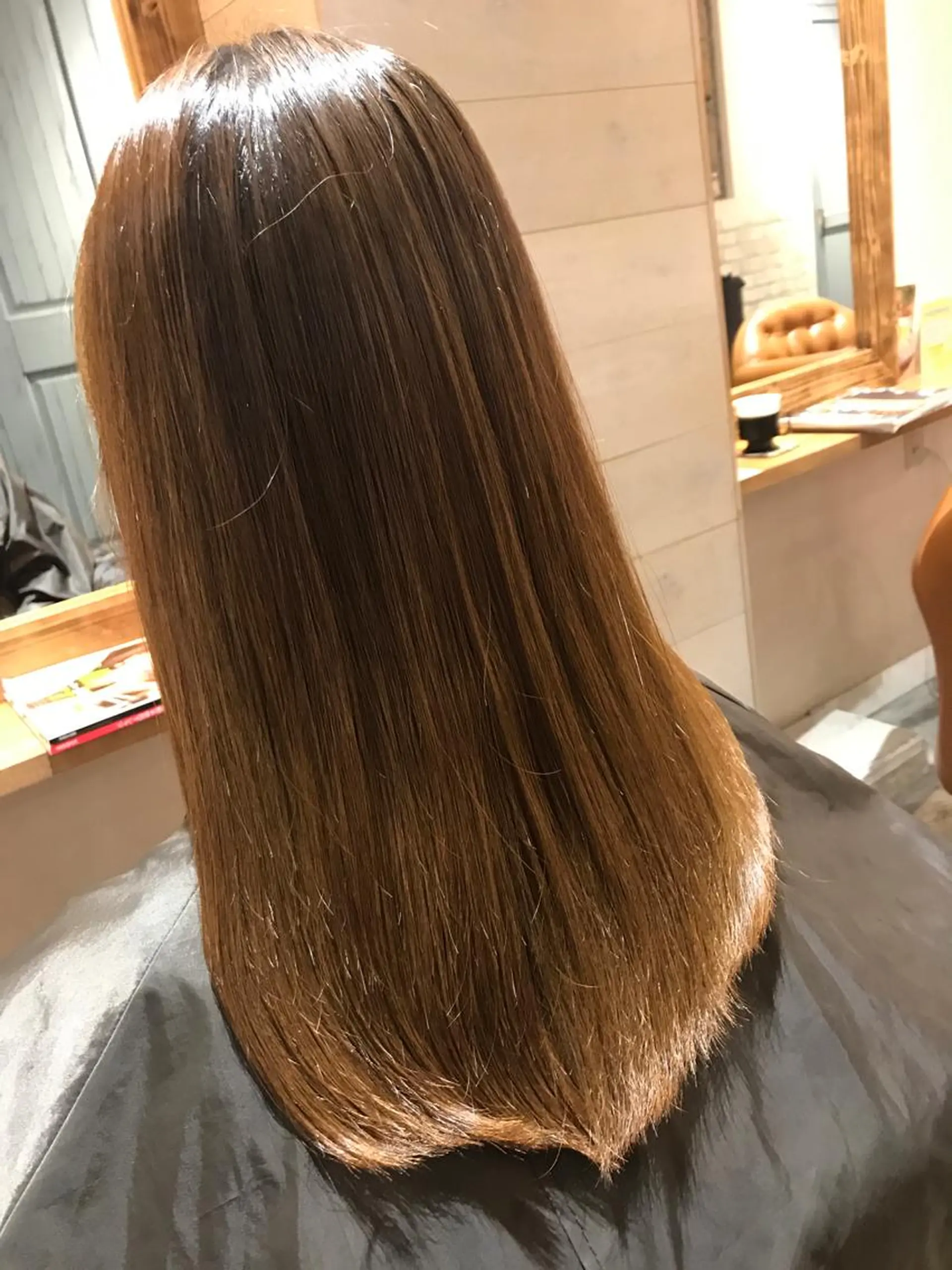 ロング 髪質改善×矯正🫧 韓国ヘアasamiのヘアスタイル