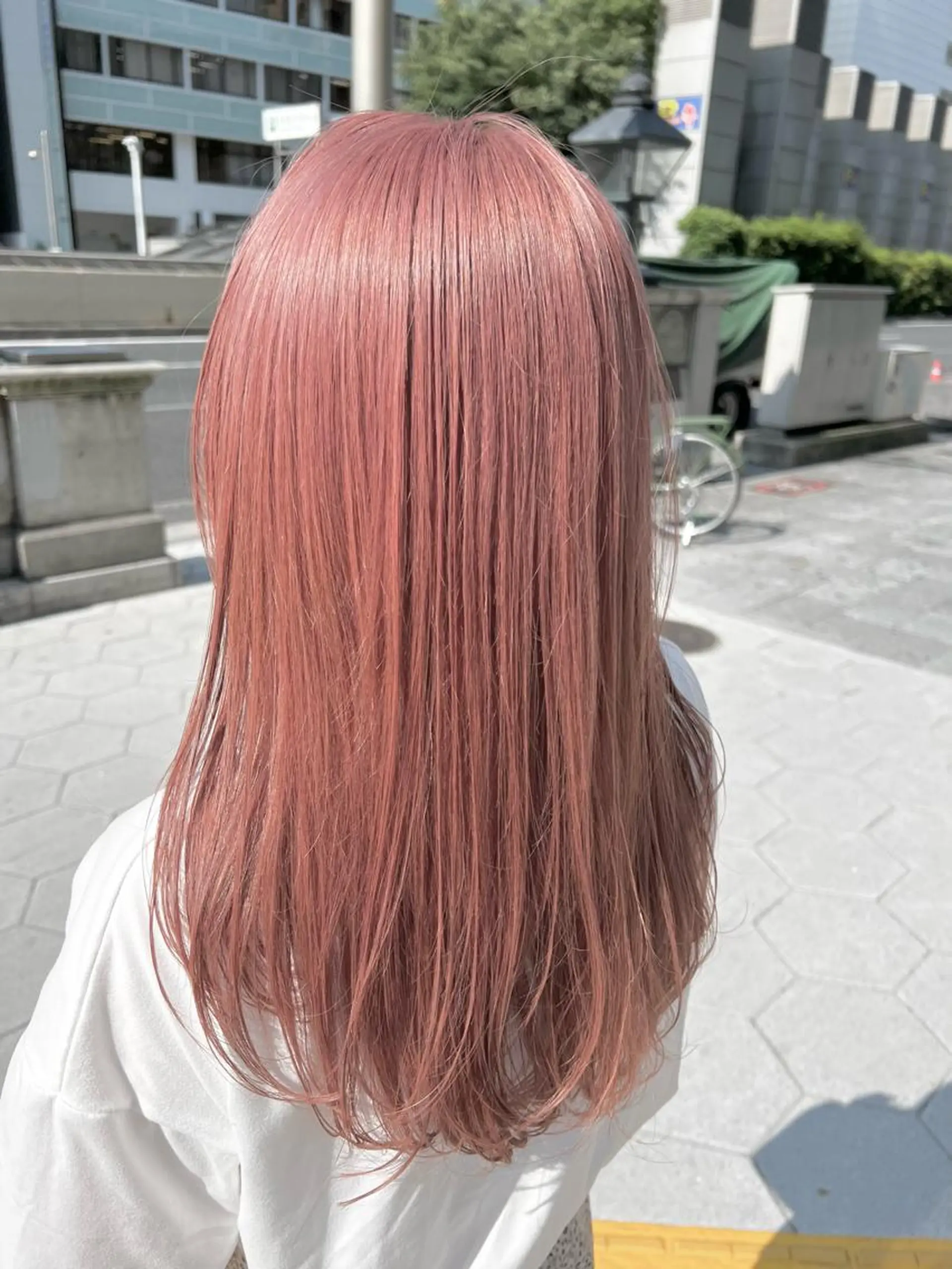 ロング カラー 谷町/Le'a /竹原しおなのヘアスタイル