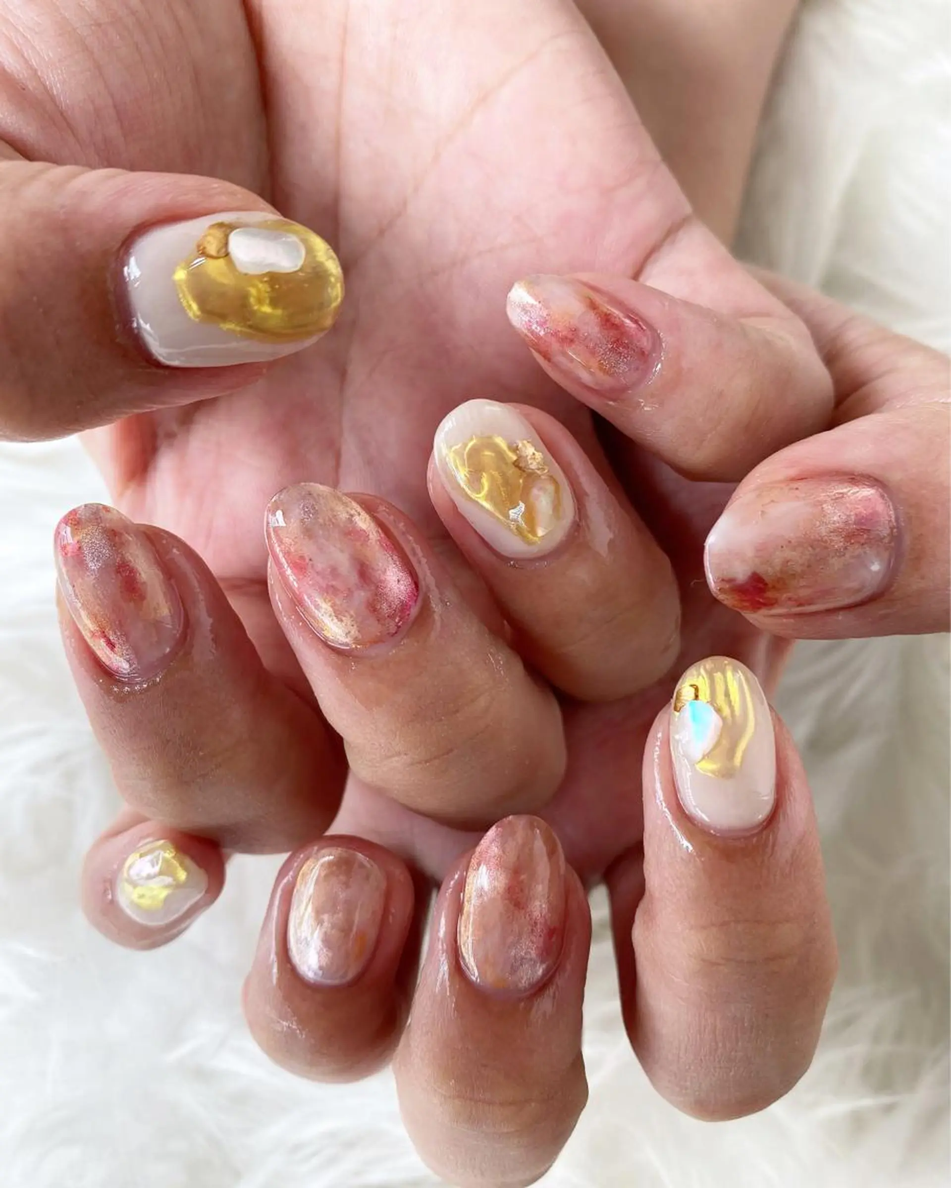 ネイル crystal ⭐︎ colorのネイルデザイン