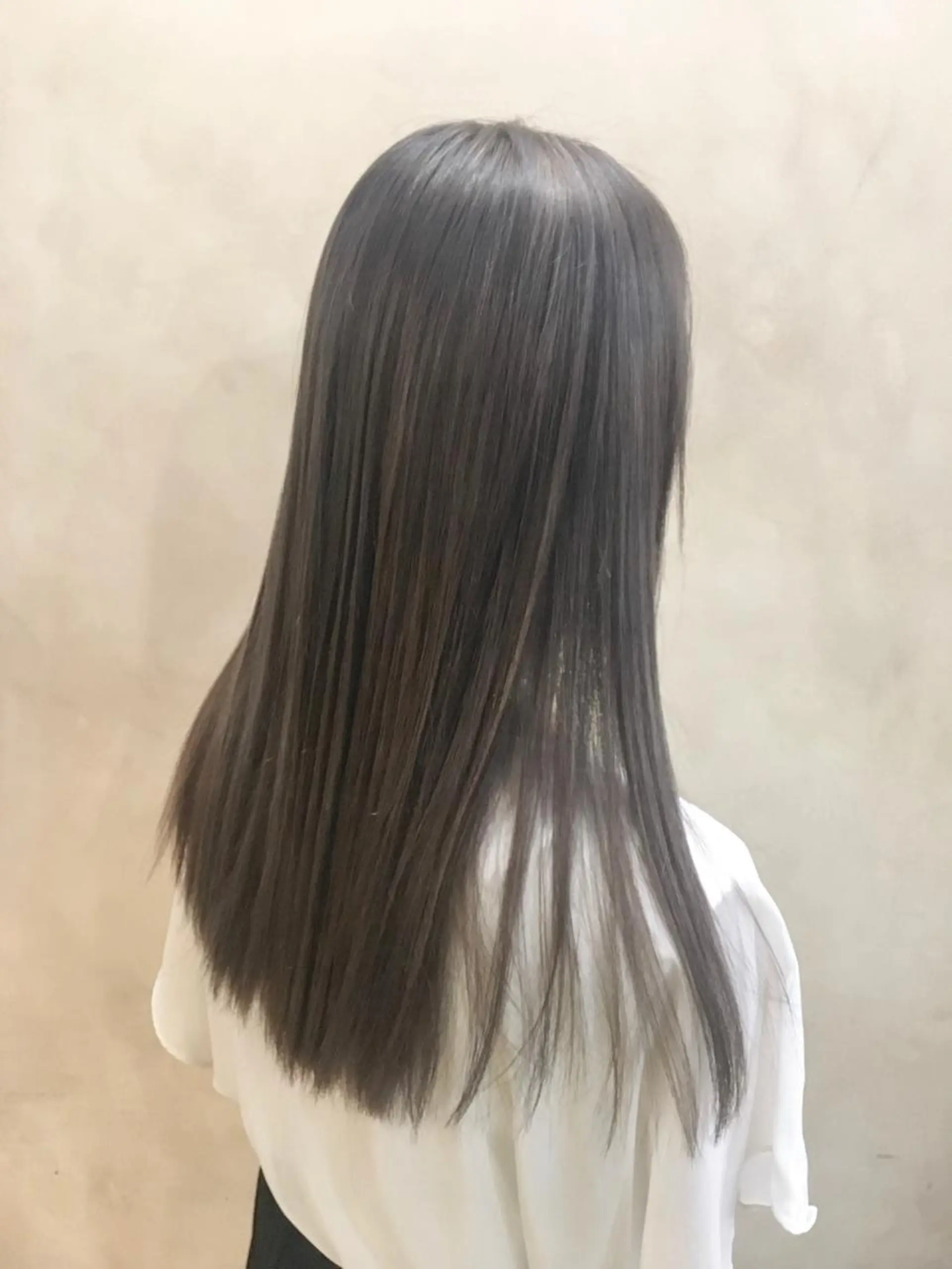 ロング カラー 中田 敏明のヘアスタイル