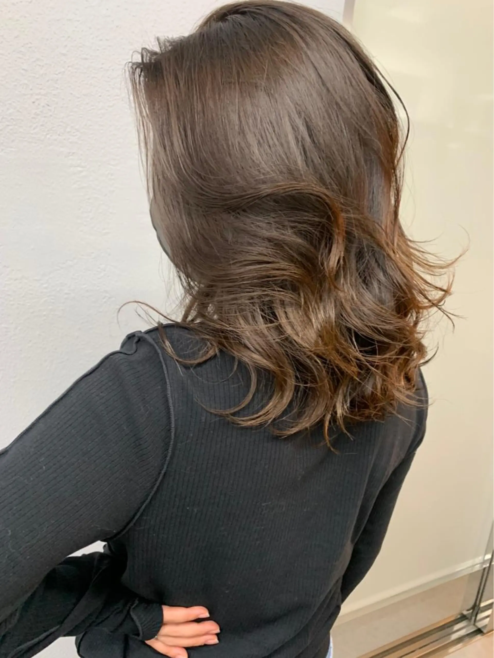 ミディアム fuuka/ ハイトーン/海外ヘアのヘアスタイル