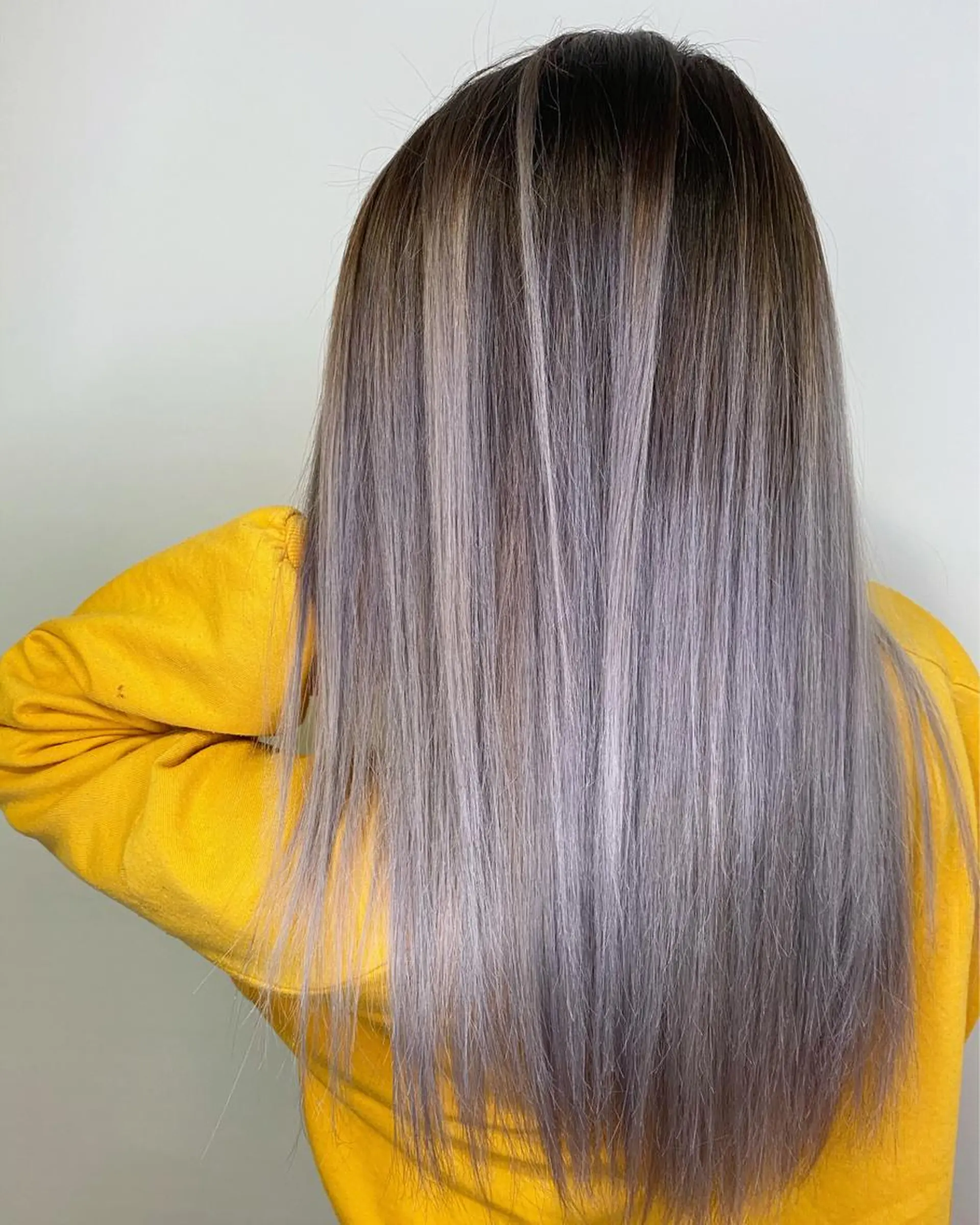 ロング カラー カット ヘアカラー トリートメント yosuke 梅田/バレイヤージュのヘアスタイル