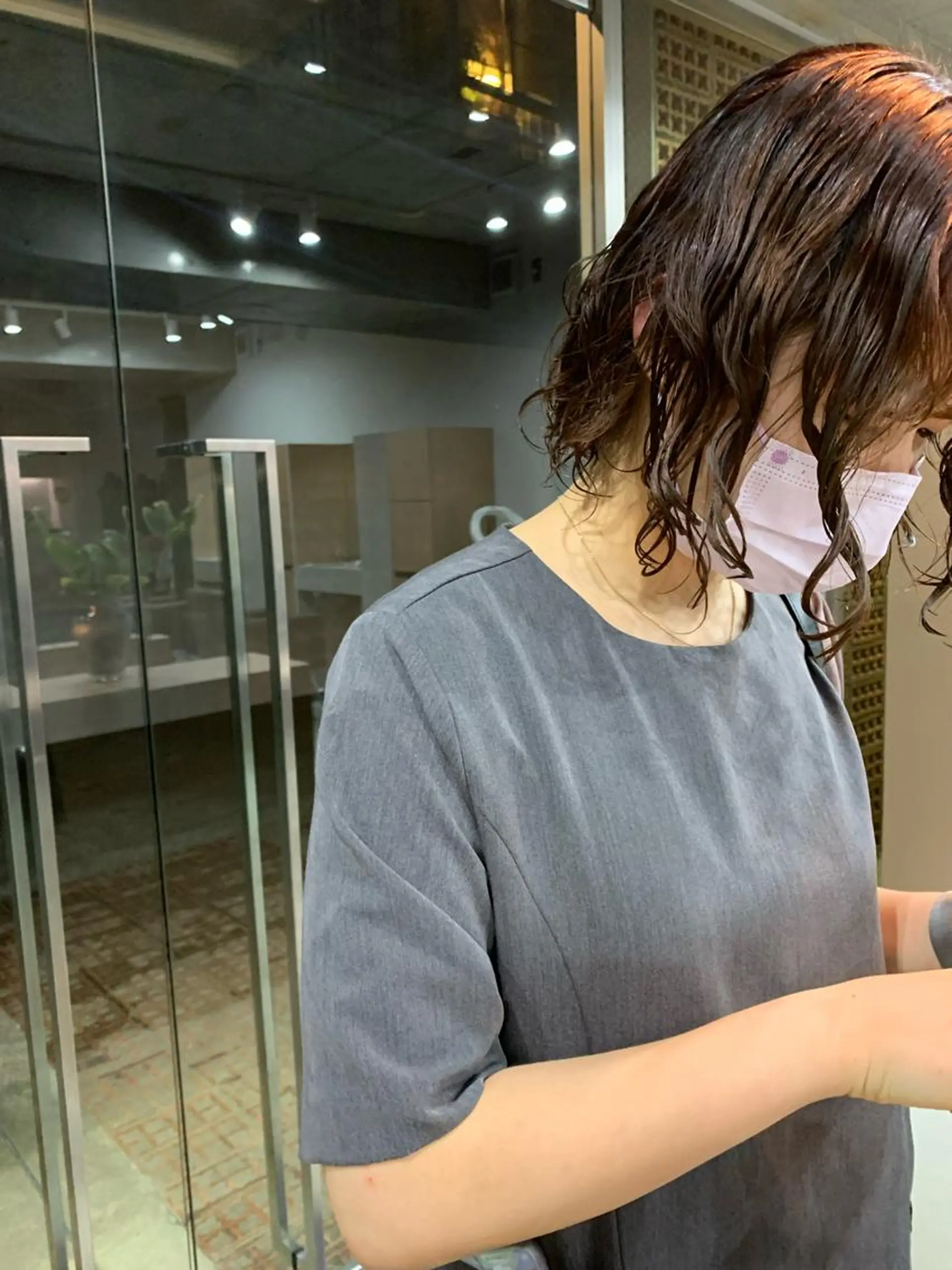 ショート パーマ ボブパーマコテ巻き風 パーマNo1深江秀平のヘアスタイル