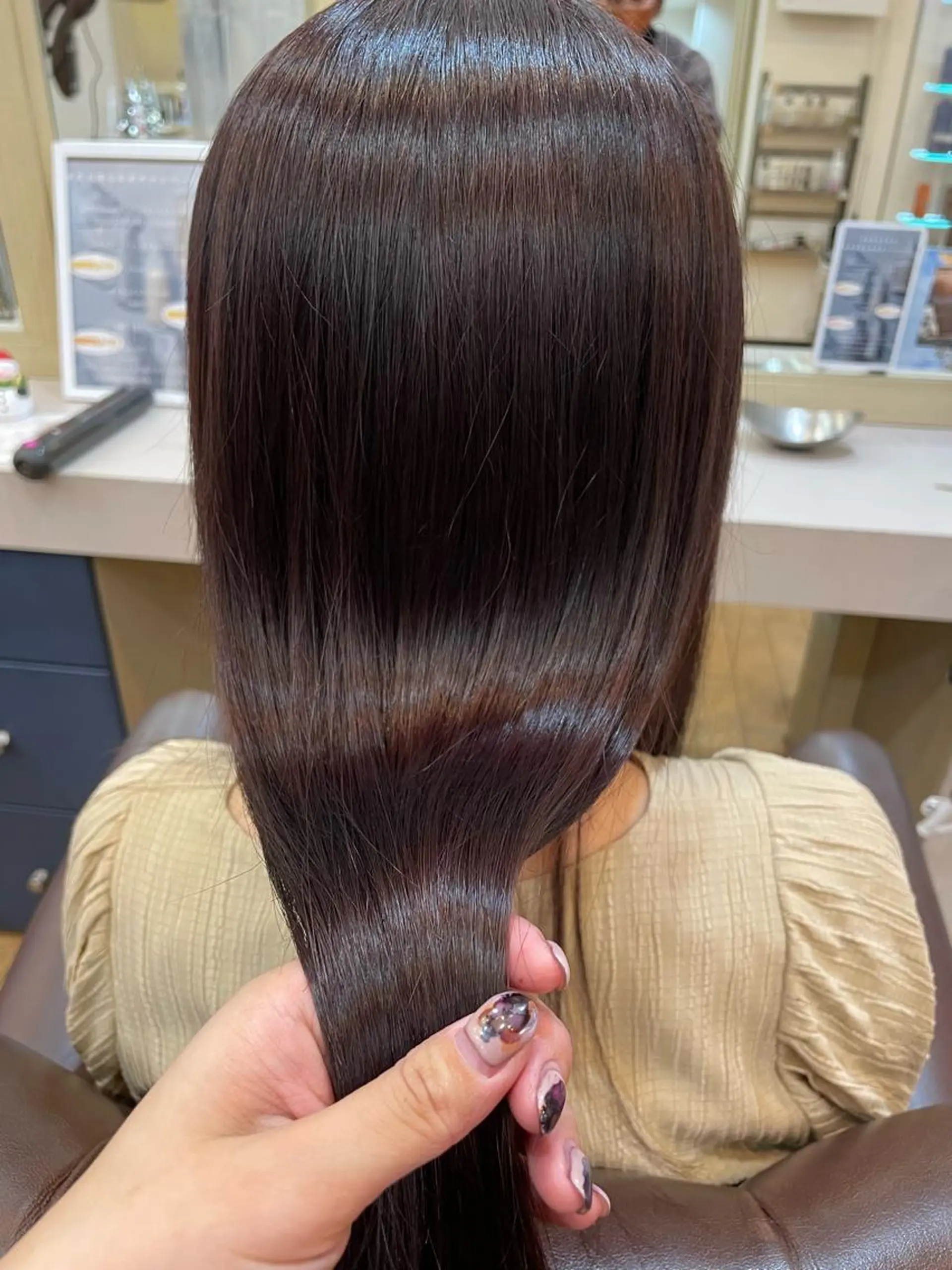 ロング カラー ブラウンカラー ピンクカラー ピンクブラウン SoL🪐✧ 眞白のヘアスタイル