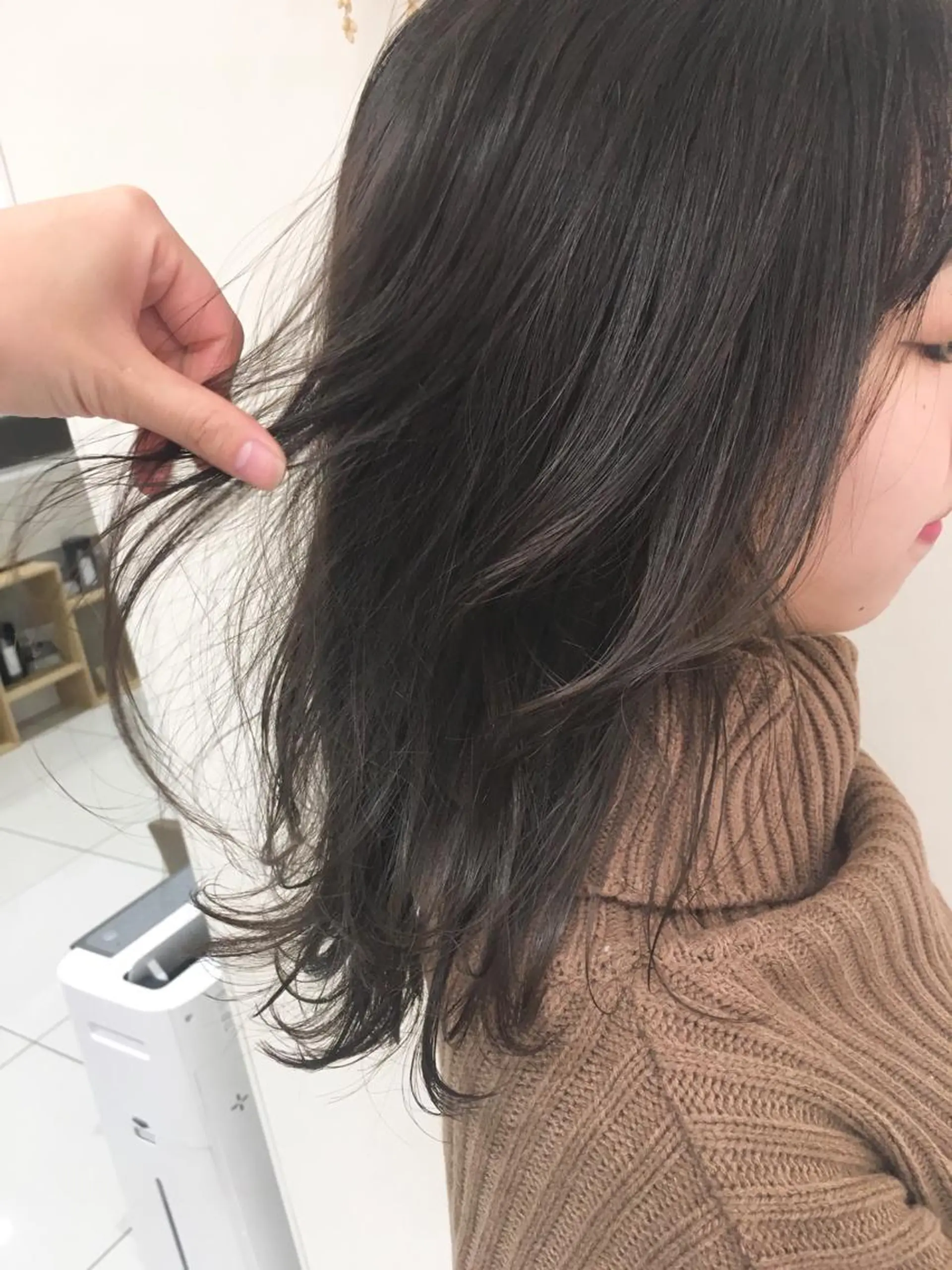セミロング カラー パーマ ヘアアレンジ メンズ キッズ ネイル マツエク・マツパ 💎耳ツボジュエリー ×銀座美容室💎のヘアスタイル