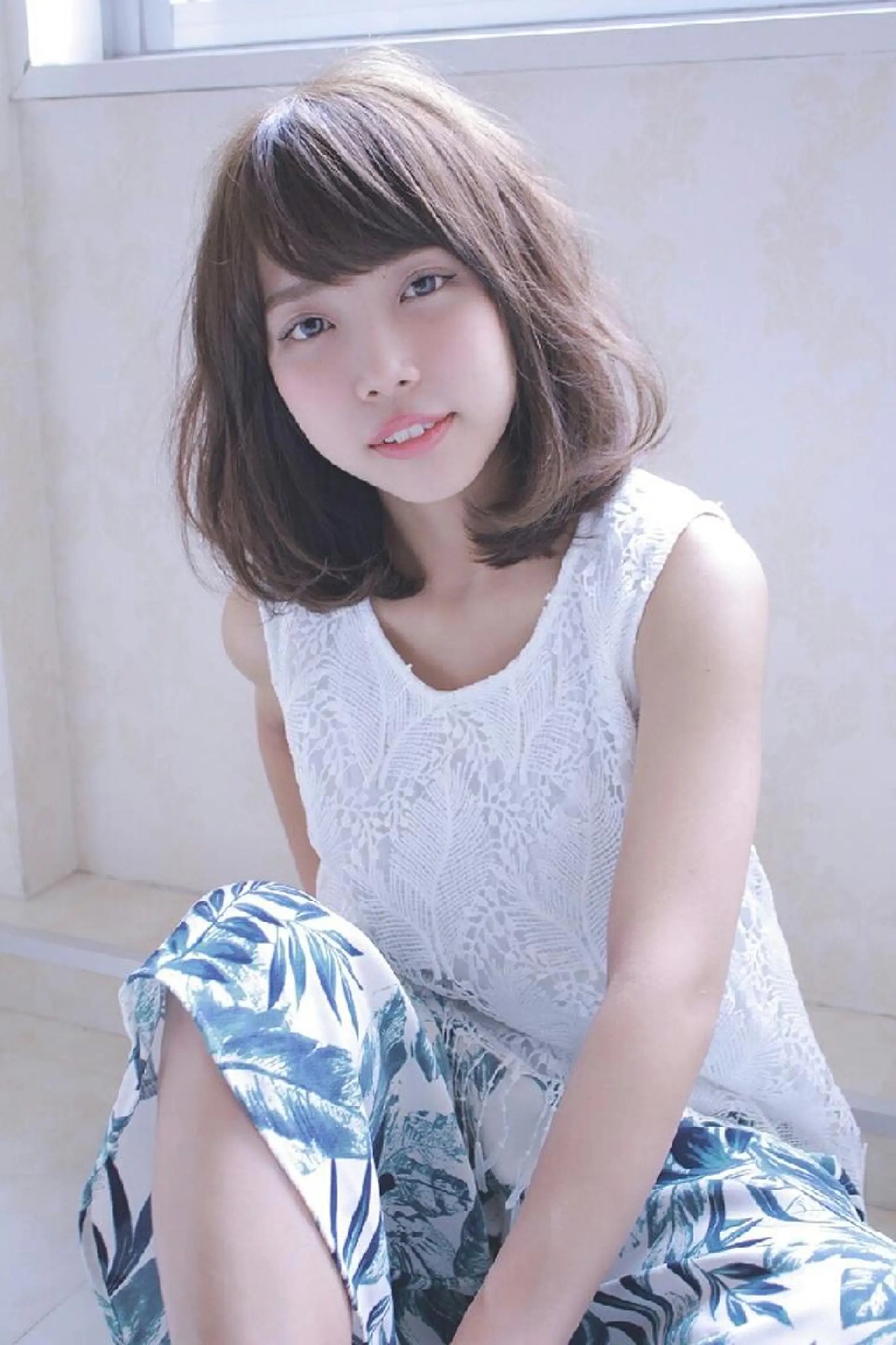 ミディアム カラー パーマ Chipie hair design所属・伊藤 功士のヘアスタイル