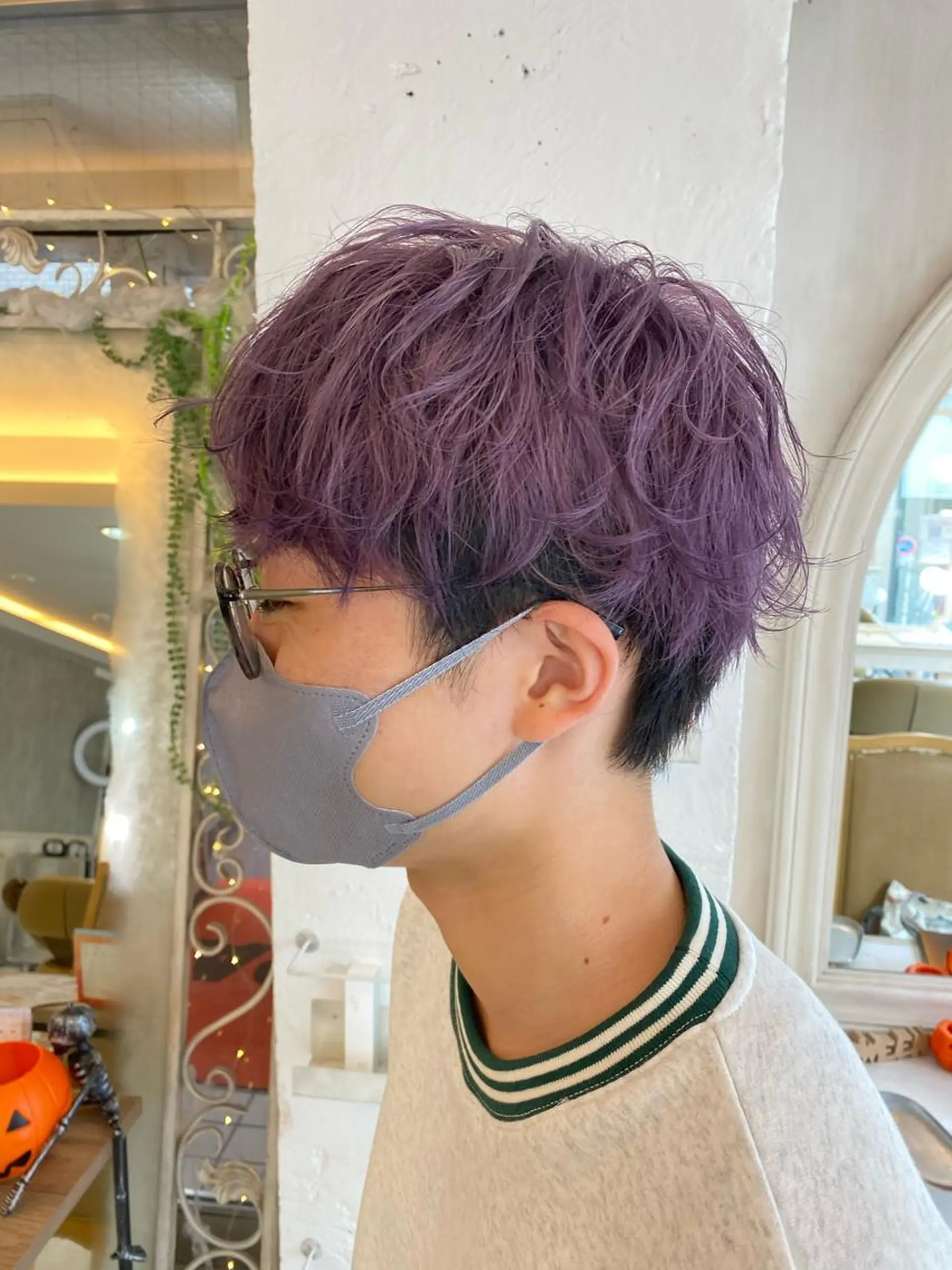 カラー メンズ カット ヘアカラー 似合わせパーマ 渡辺尚暉のヘアスタイル