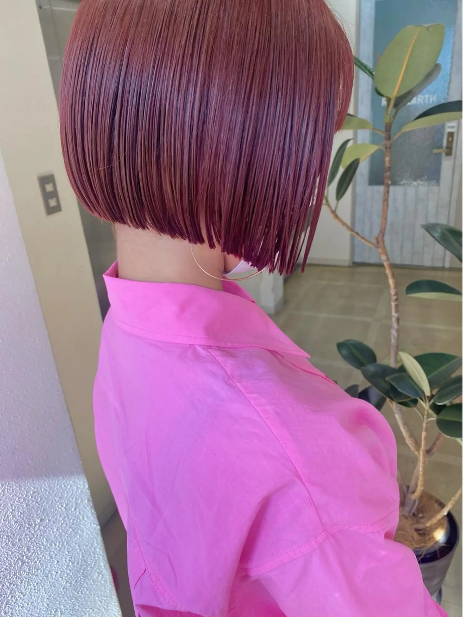 ショート カラー ブリーチ ブリーチなしカラー ブリーチ/ハイトーン レイヤー/Maanaのヘアスタイル