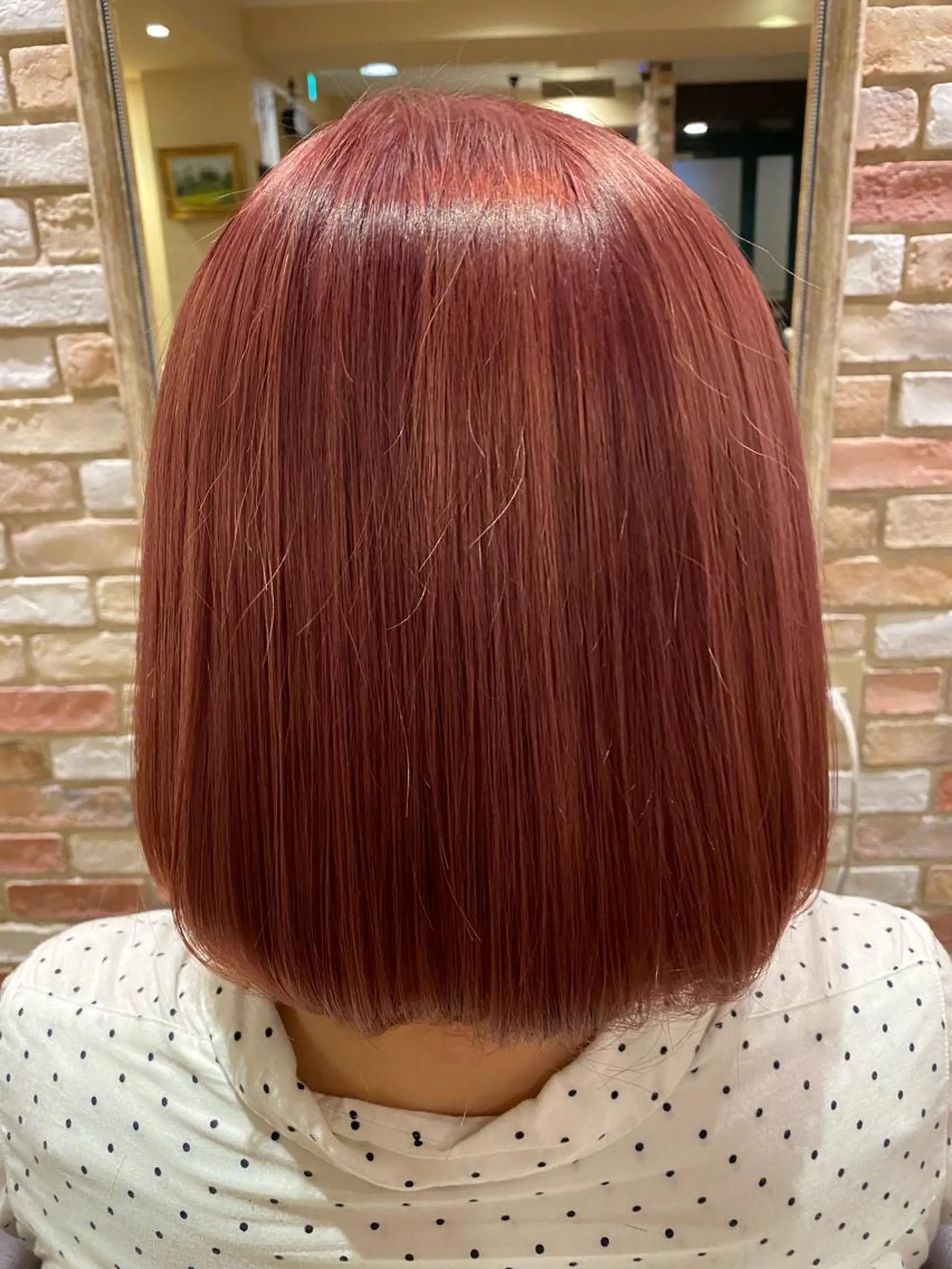 ミディアム カラー 三瓶 龍皇のヘアスタイル