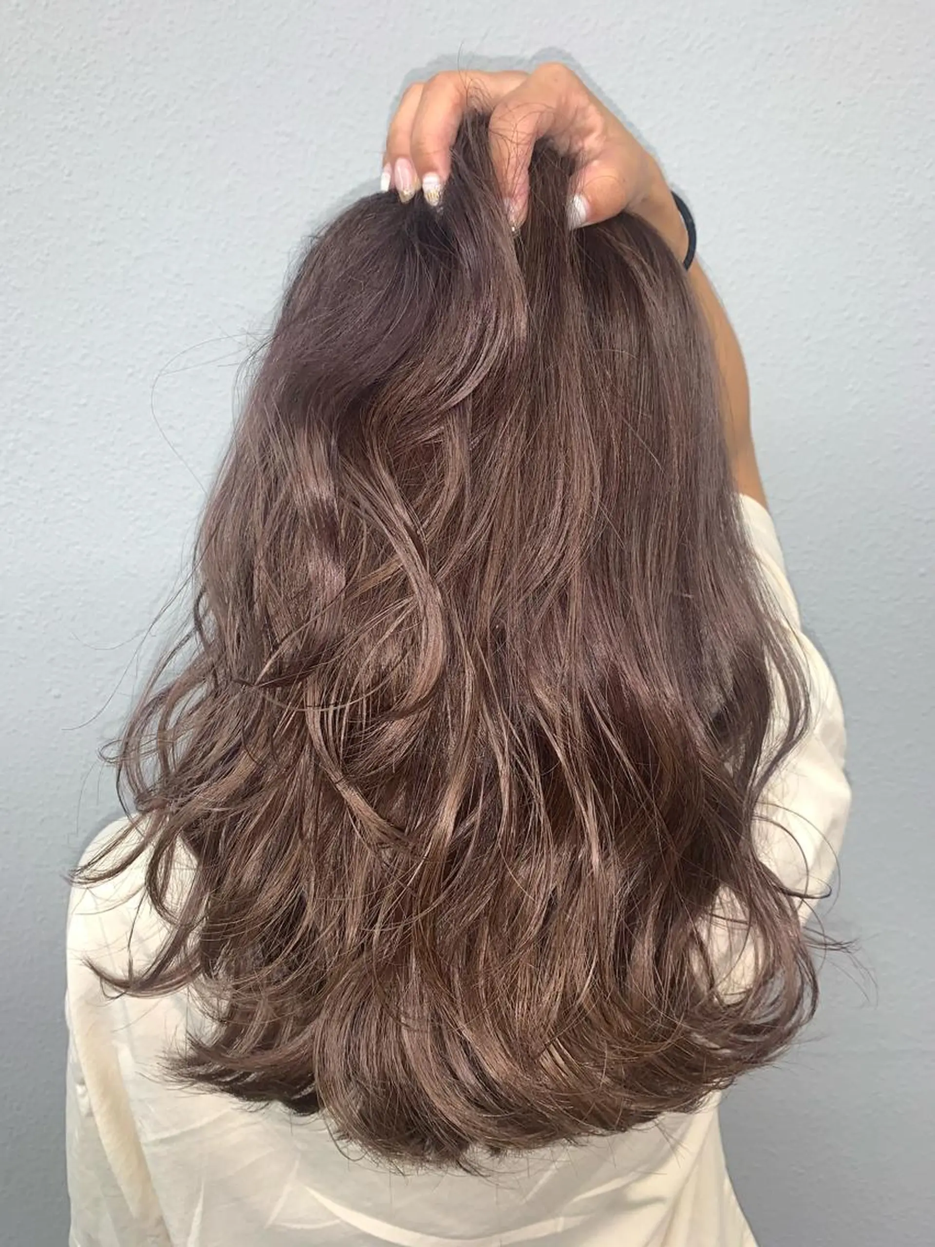 セミロング fuuka/ ハイトーン/海外ヘアのヘアスタイル