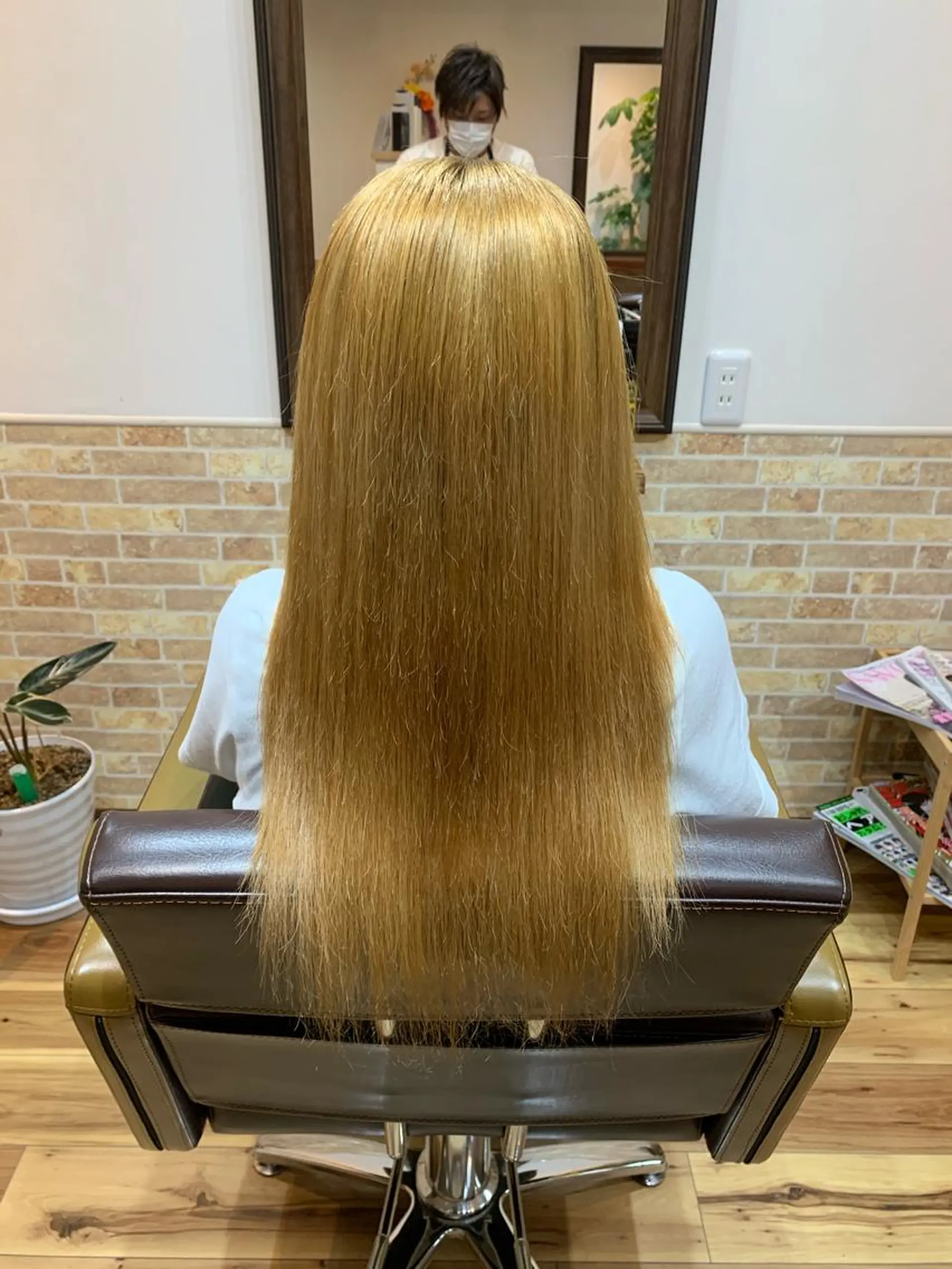 ロング パーマ 縮毛矯正 ヘアーハウス テンプラードのヘアスタイル