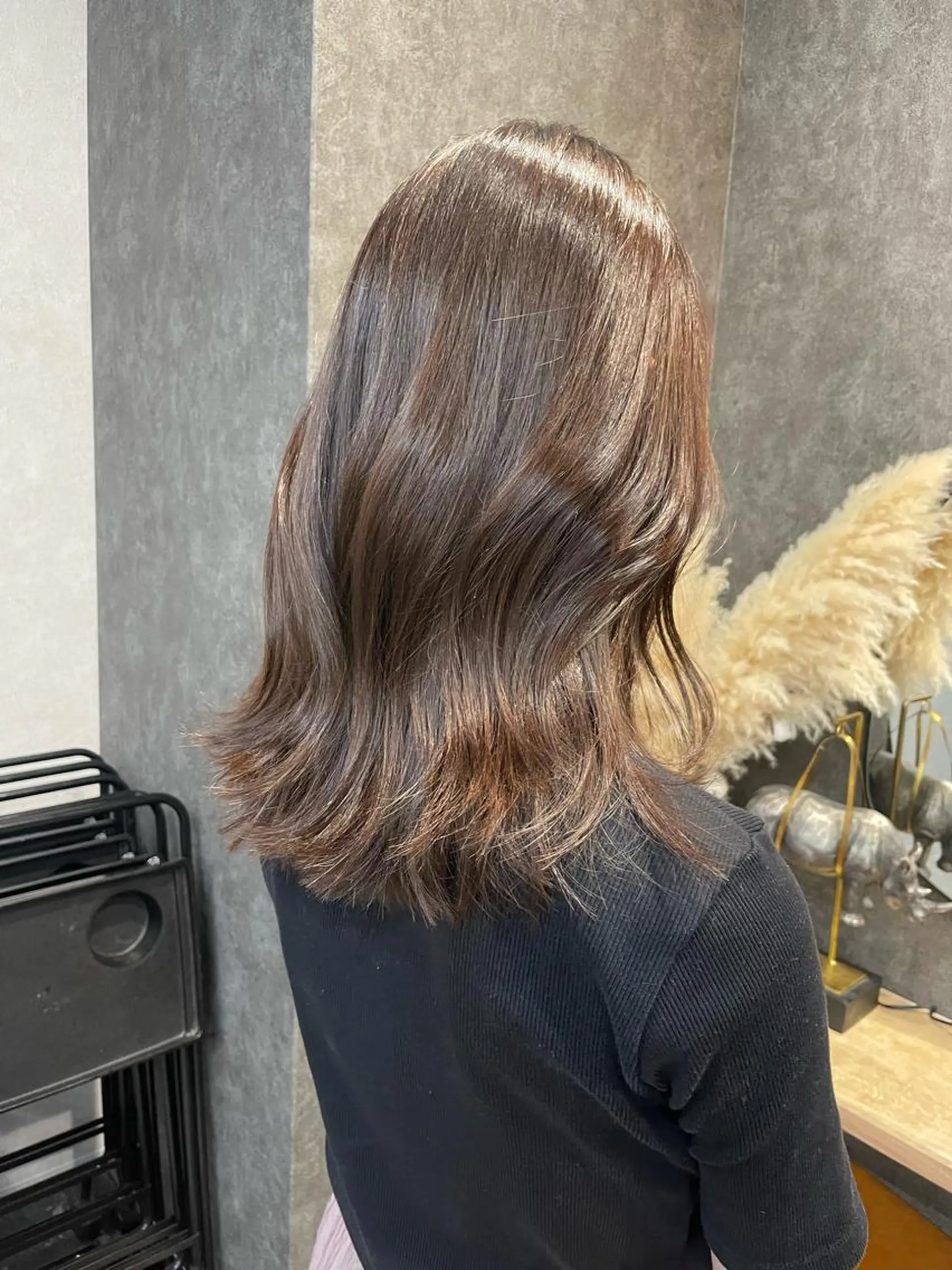ミディアム カラー いなみね はるきのヘアスタイル