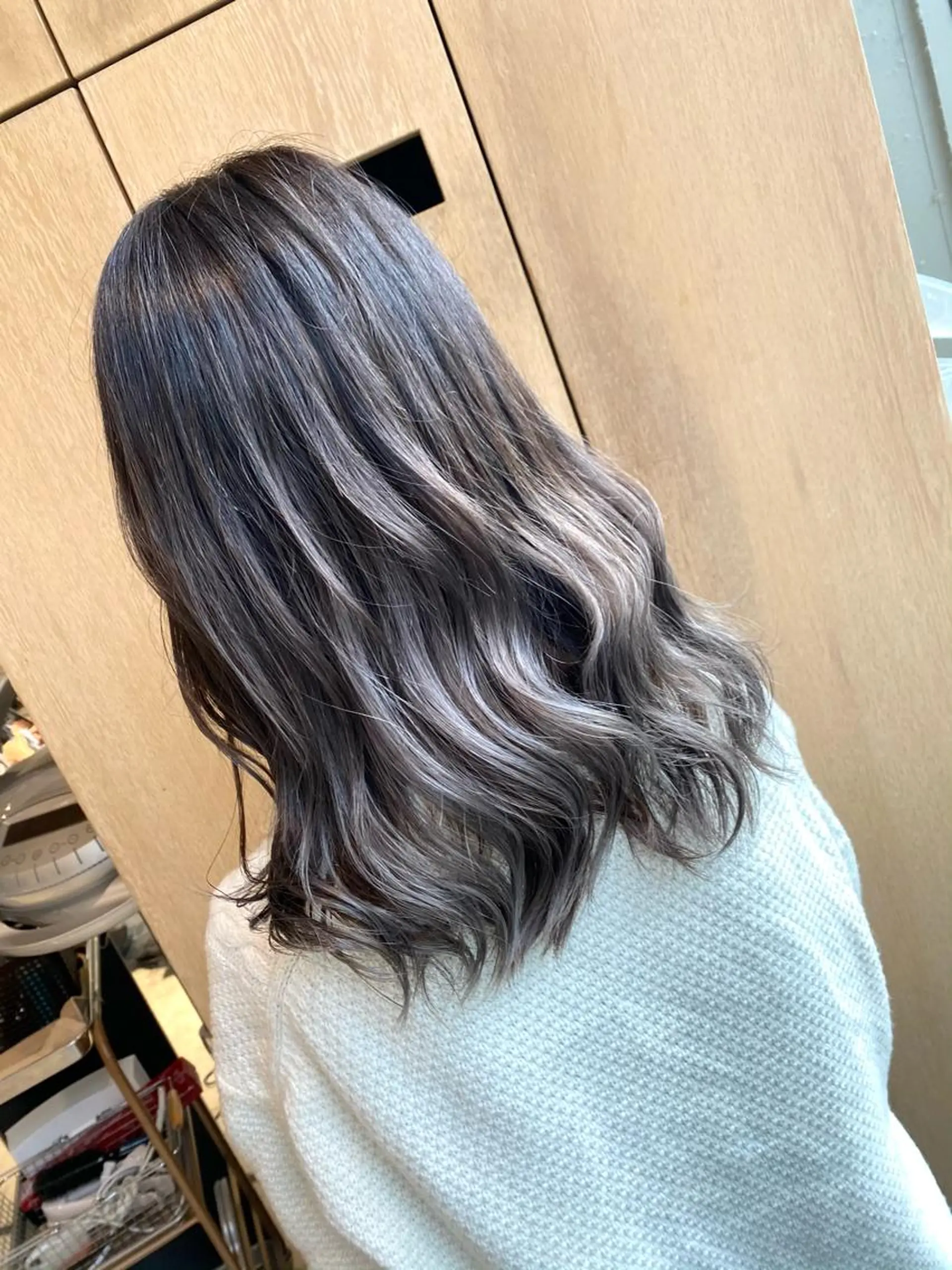 カラー 顔まわりの神様✨ 透明感カラー藤嶋秀幸のヘアスタイル