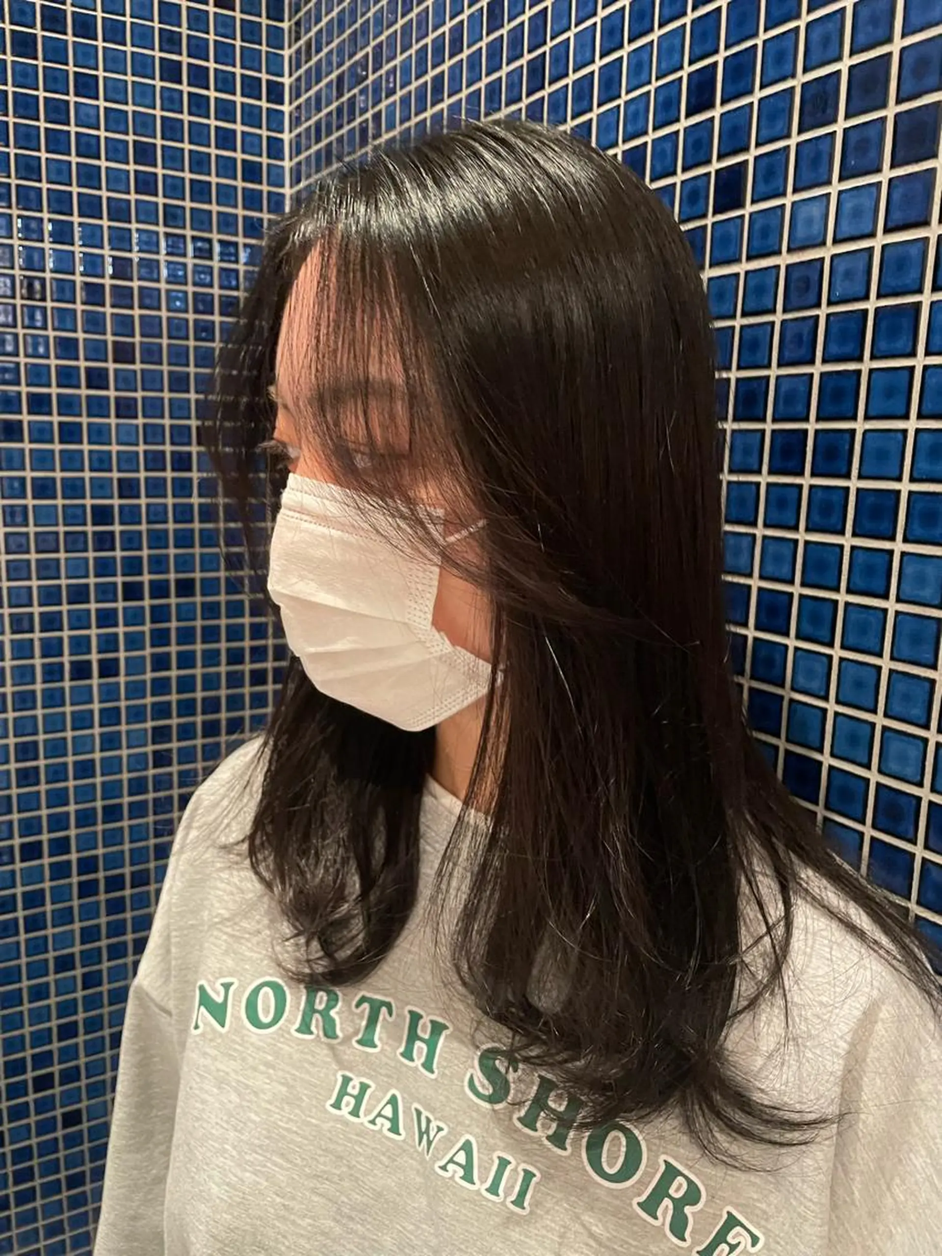 ロング 柿坂 華のヘアスタイル