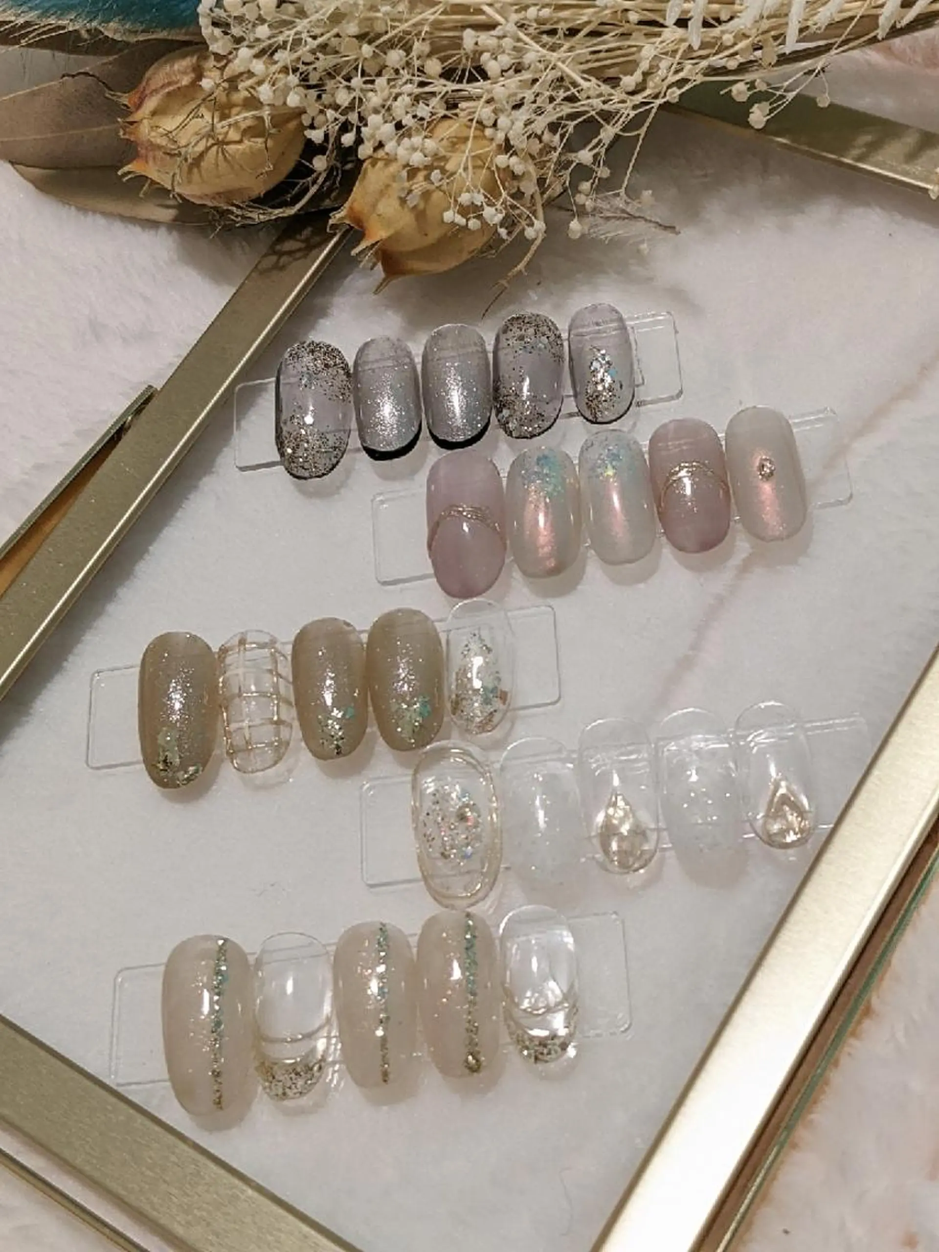 ネイル 冬ネイル クリスマス ハンドネイル Nailsalon Arumのネイルデザイン