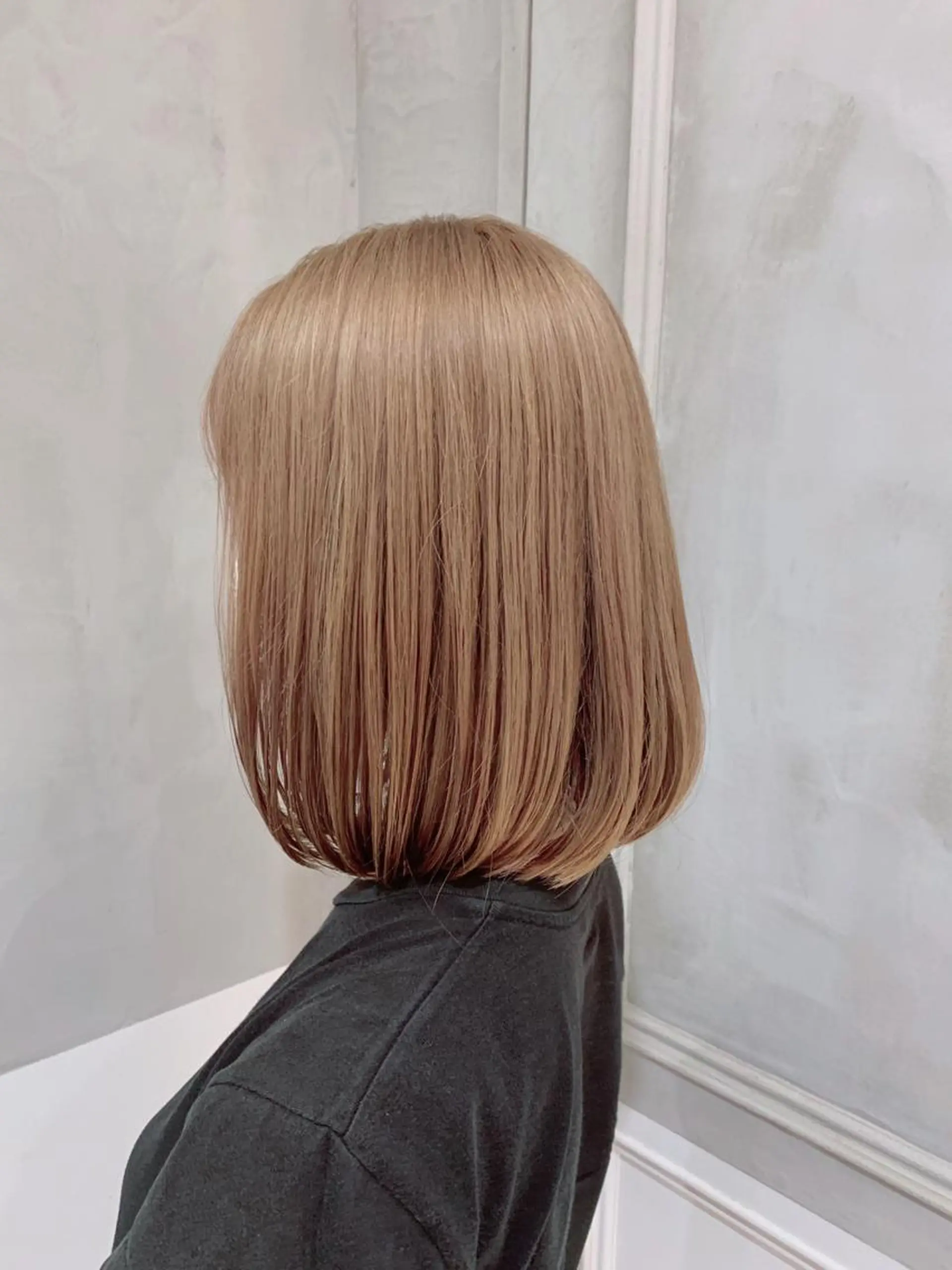 ミディアム オリーブ カラー✨有坂映哉のヘアスタイル