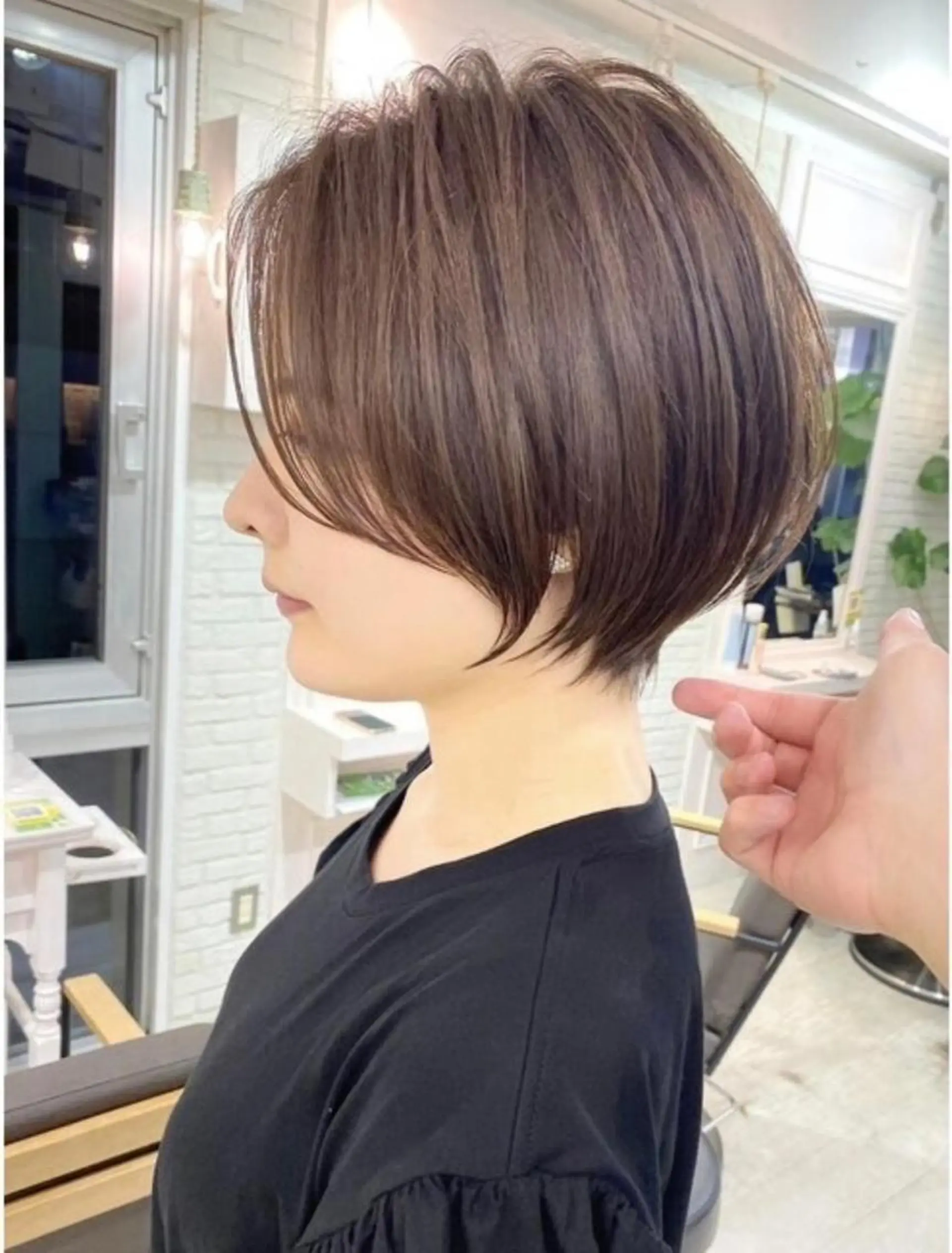 ショート カット トリートメント レイヤー❣️縮毛矯 川村利幸のヘアスタイル