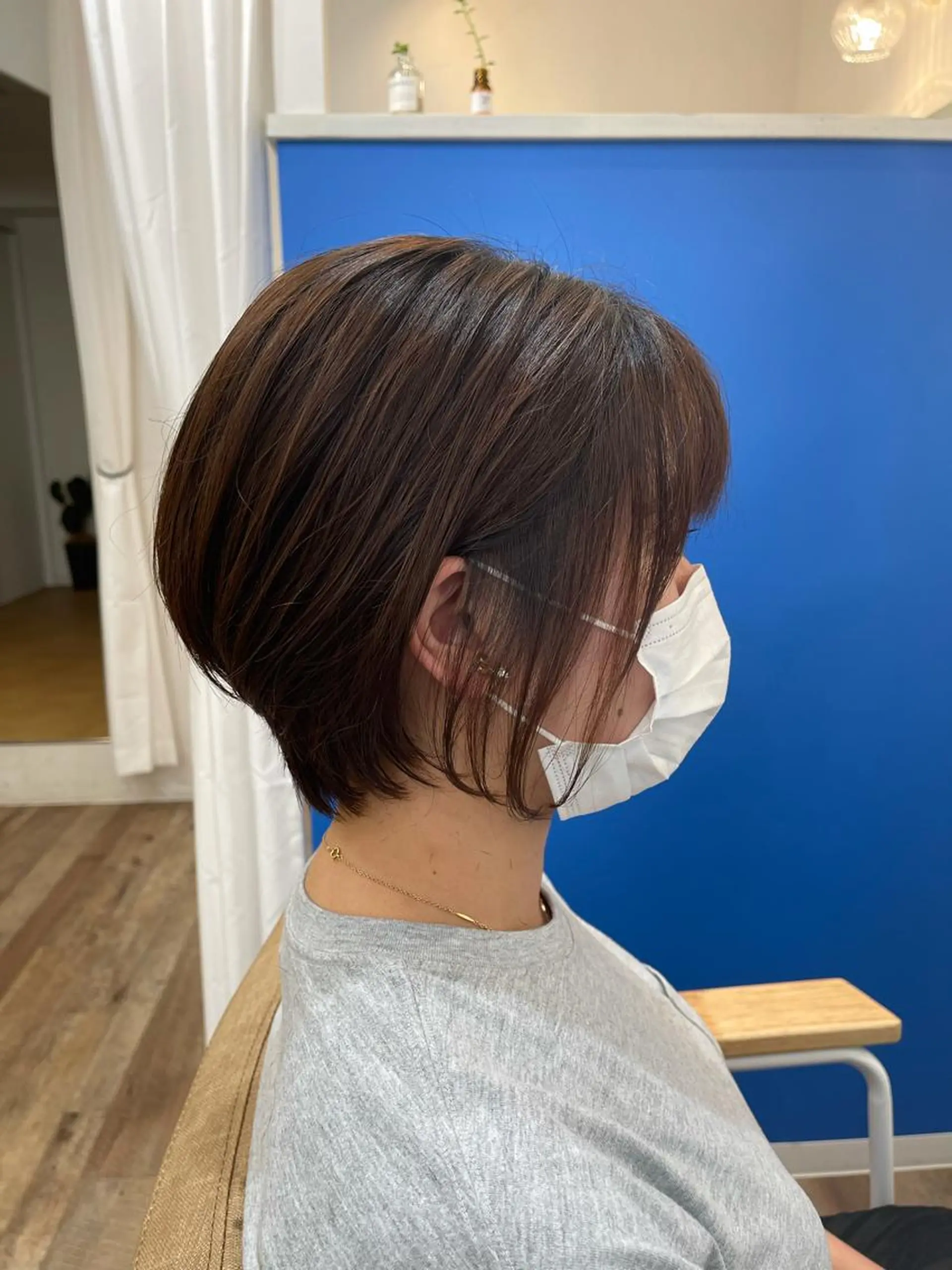 ショート カラー メンズhair /こえびのヘアスタイル