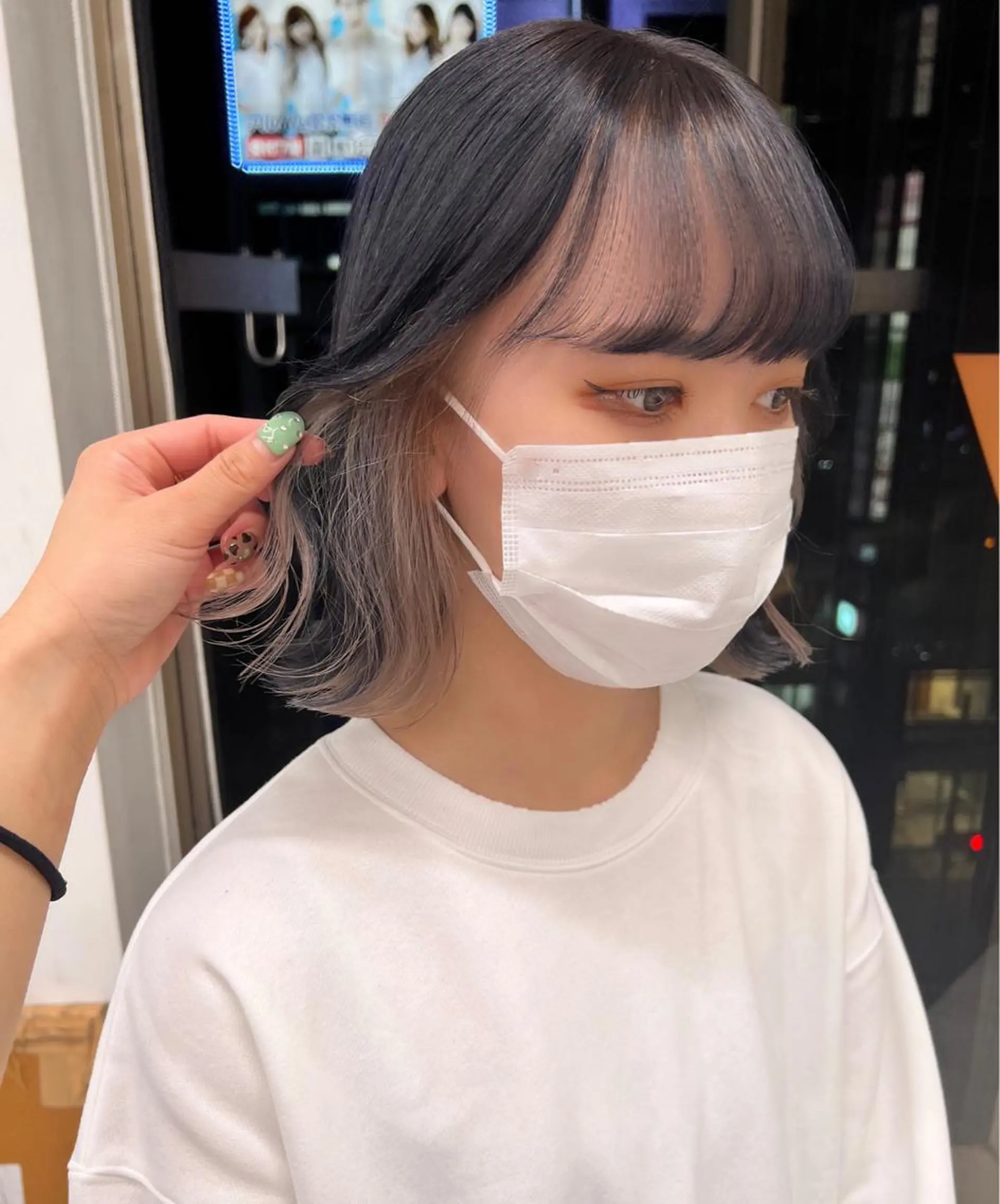 ショート カラー ヘアアレンジ 🩵 JURI🩵のヘアスタイル
