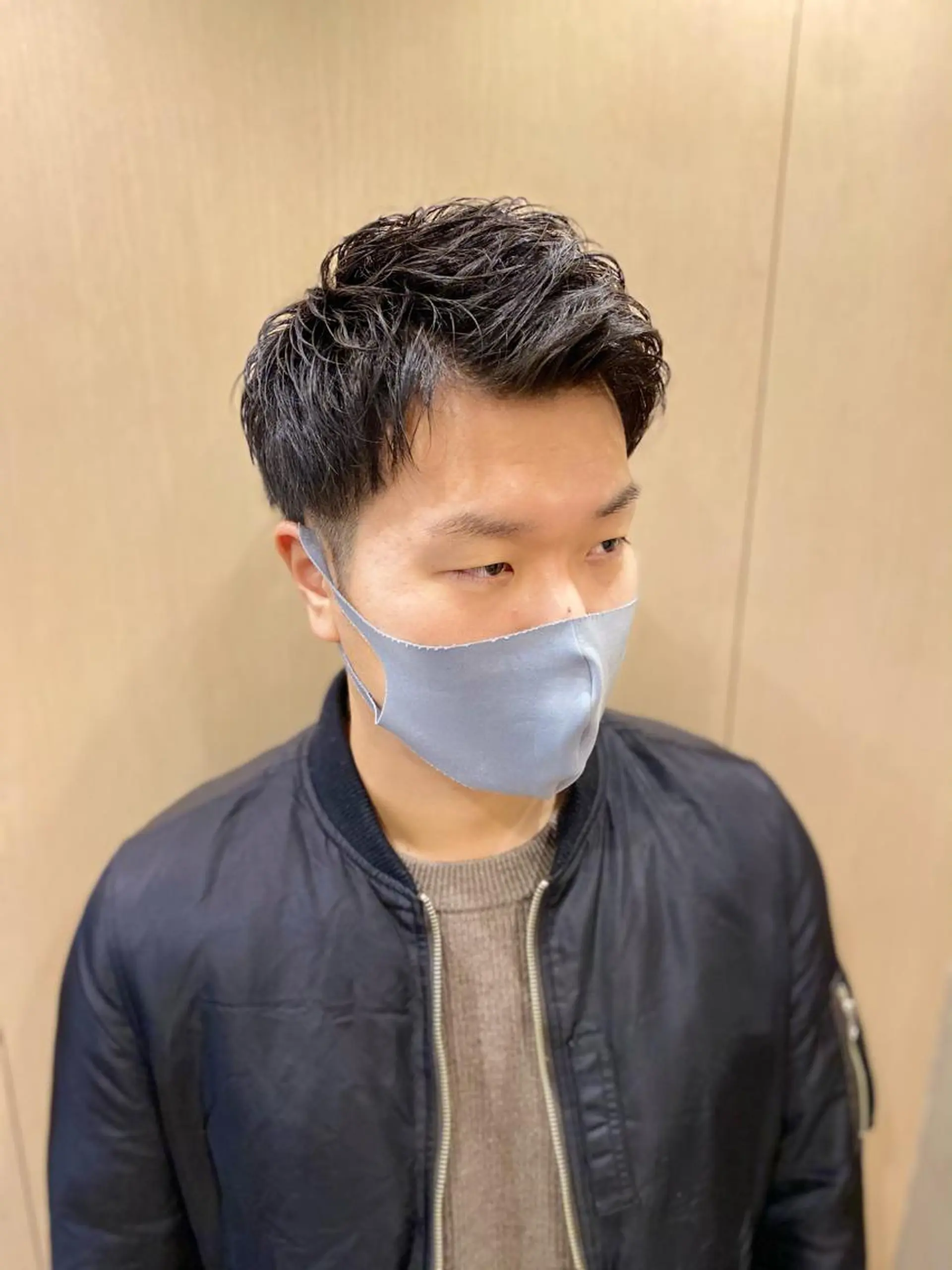 ショート パーマ メンズ 山田 哲平のヘアスタイル