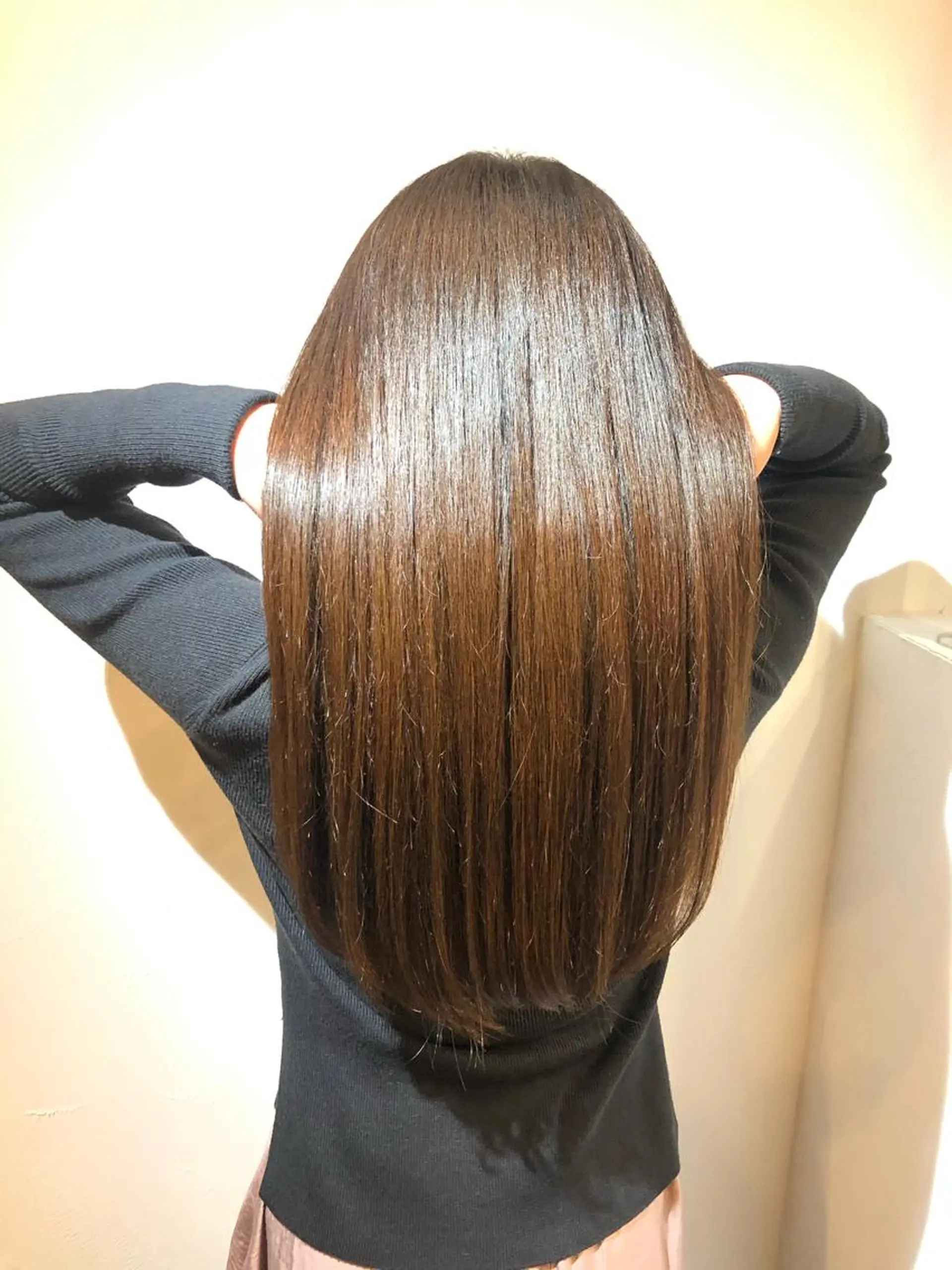 ロング カラー 透明感カラー グレージュ トリートメント 酸熱トリートメント カット ヘアカラー 縮毛矯正 トリートメント ベイリコルド　アトリ 店長　宮城一真のヘアスタイル