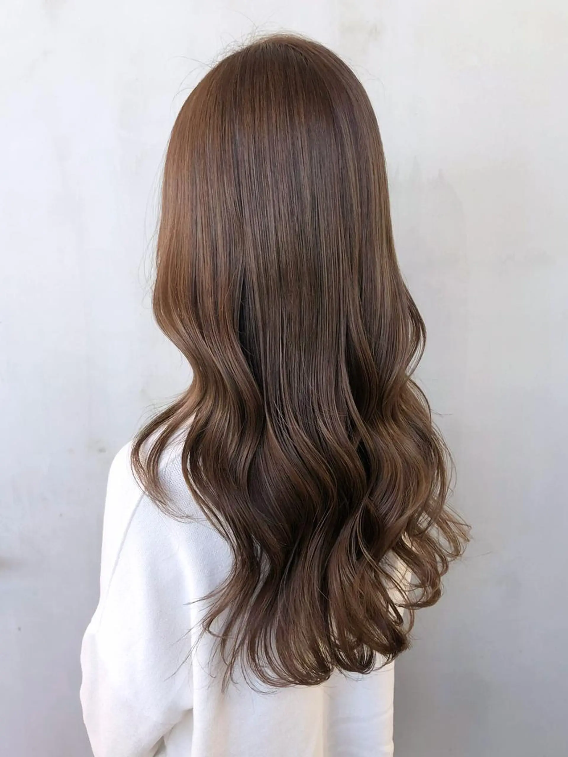 セミロング カラー ベージュカラー カット ヘアカラー トリートメント ITbyALBUM 下北沢店のヘアスタイル