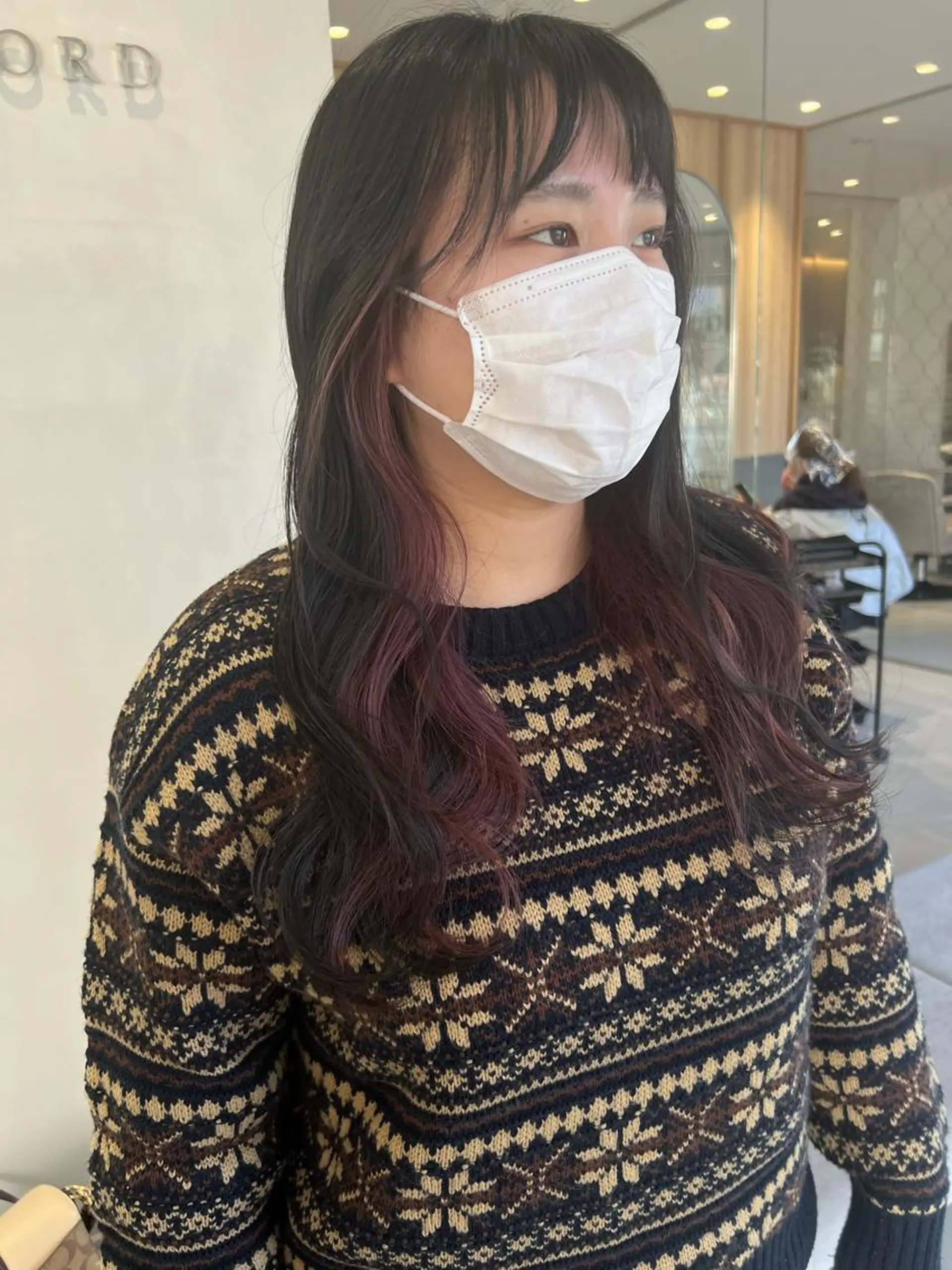 セミロング カラー ブリーチ ケアブリーチ 🦄Rena 🦄のヘアスタイル