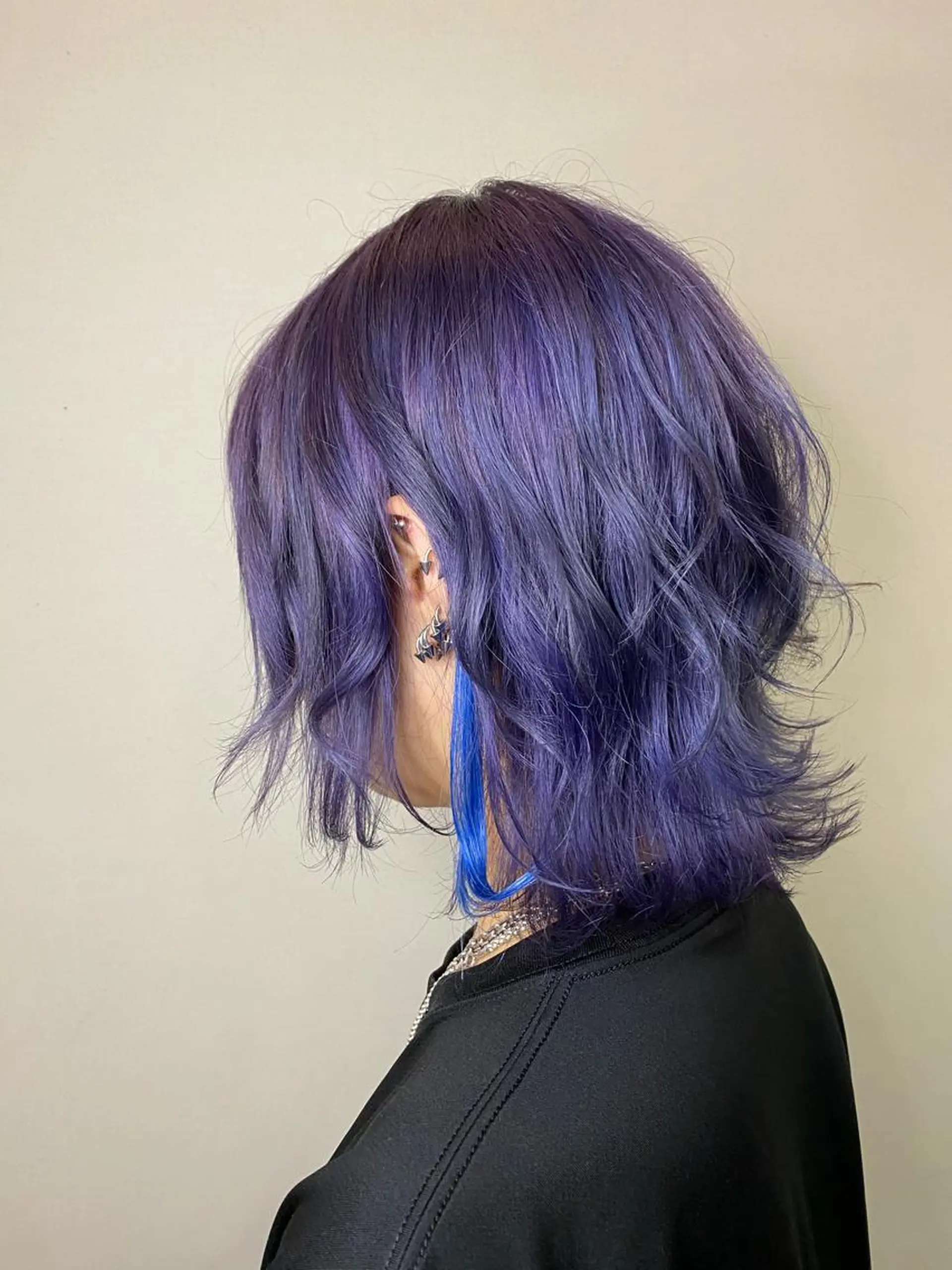 ミディアム ヘアカラー ゆぴ☾‪/推しカラー /ハイトーンのヘアスタイル