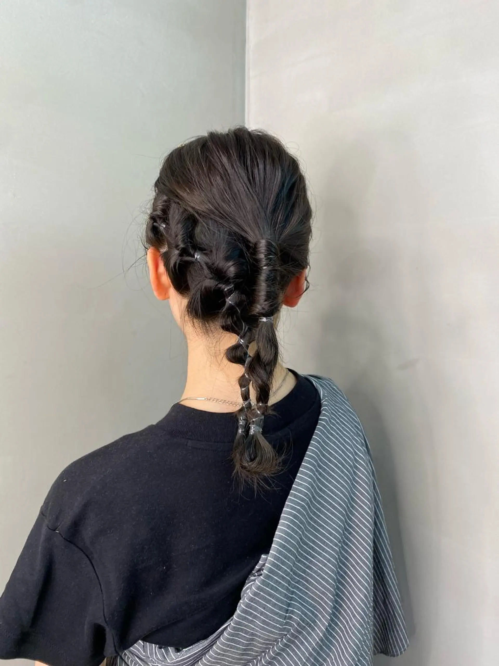 セミロング ヘアアレンジ 武智 未来のヘアスタイル