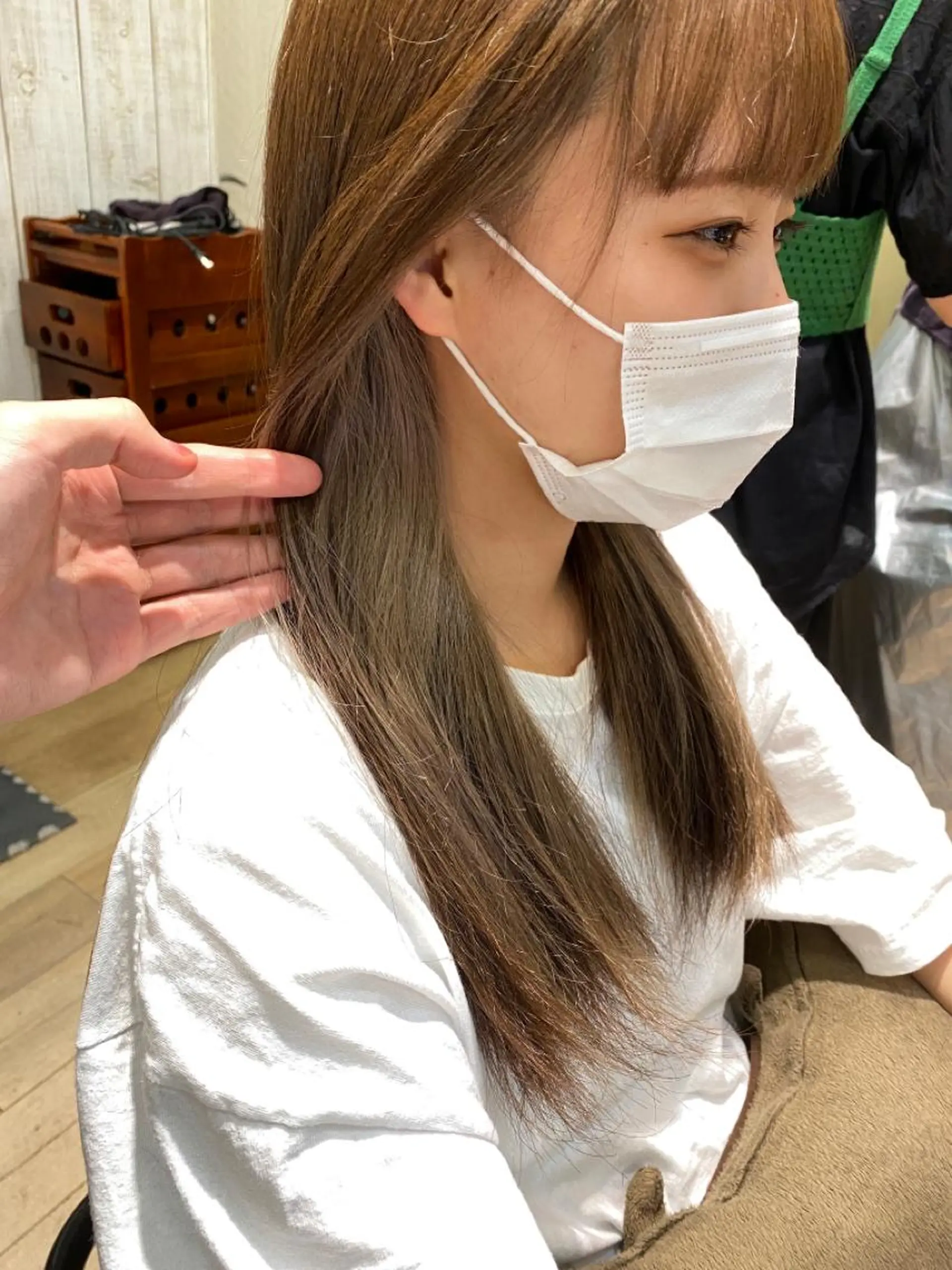 セミロング ヘアカラー 美髪改善・ブリーチ tadasuke⭐️のヘアスタイル