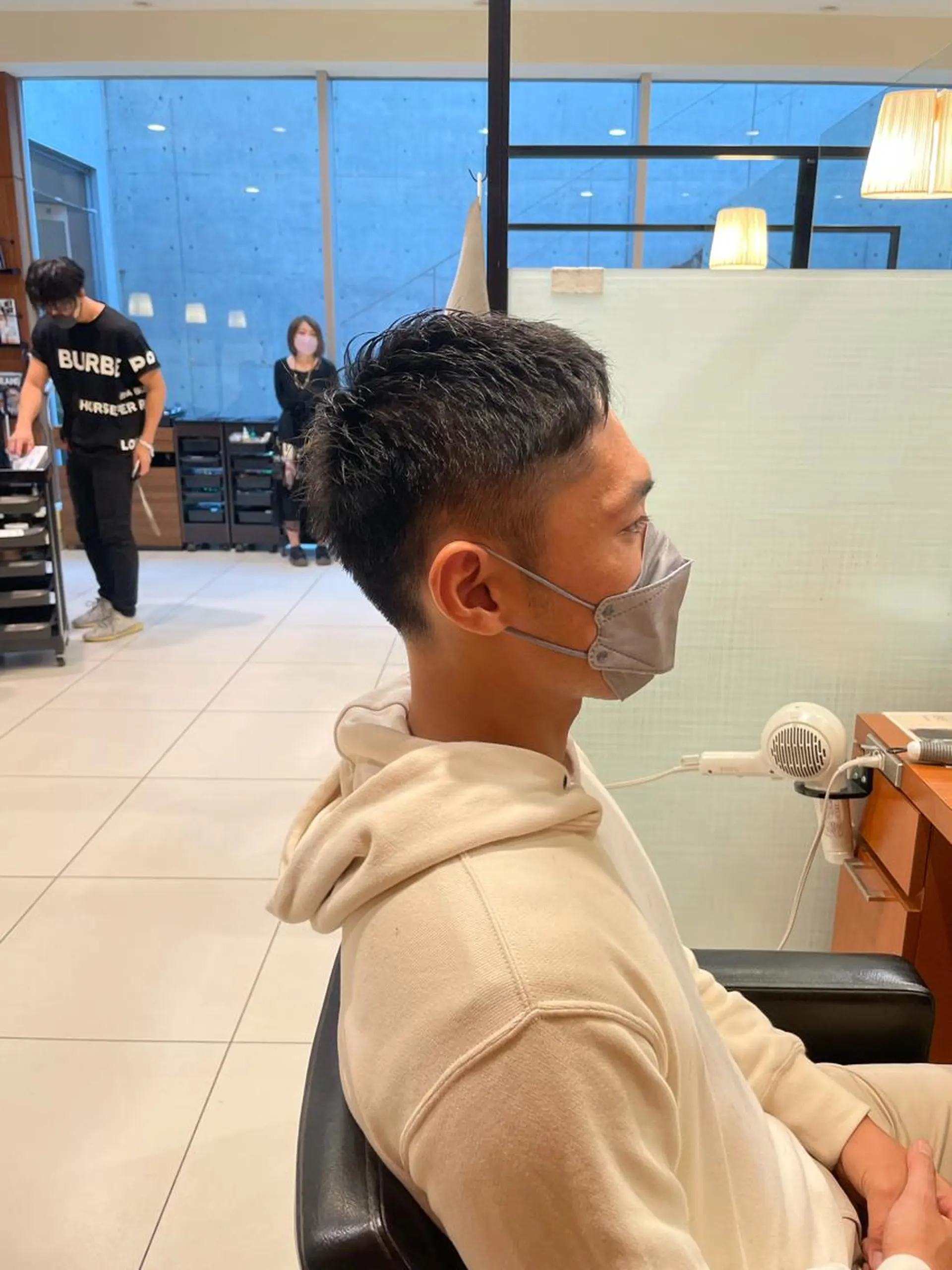 ショート メンズ 髙田 千華 髪質改善ストレートのヘアスタイル