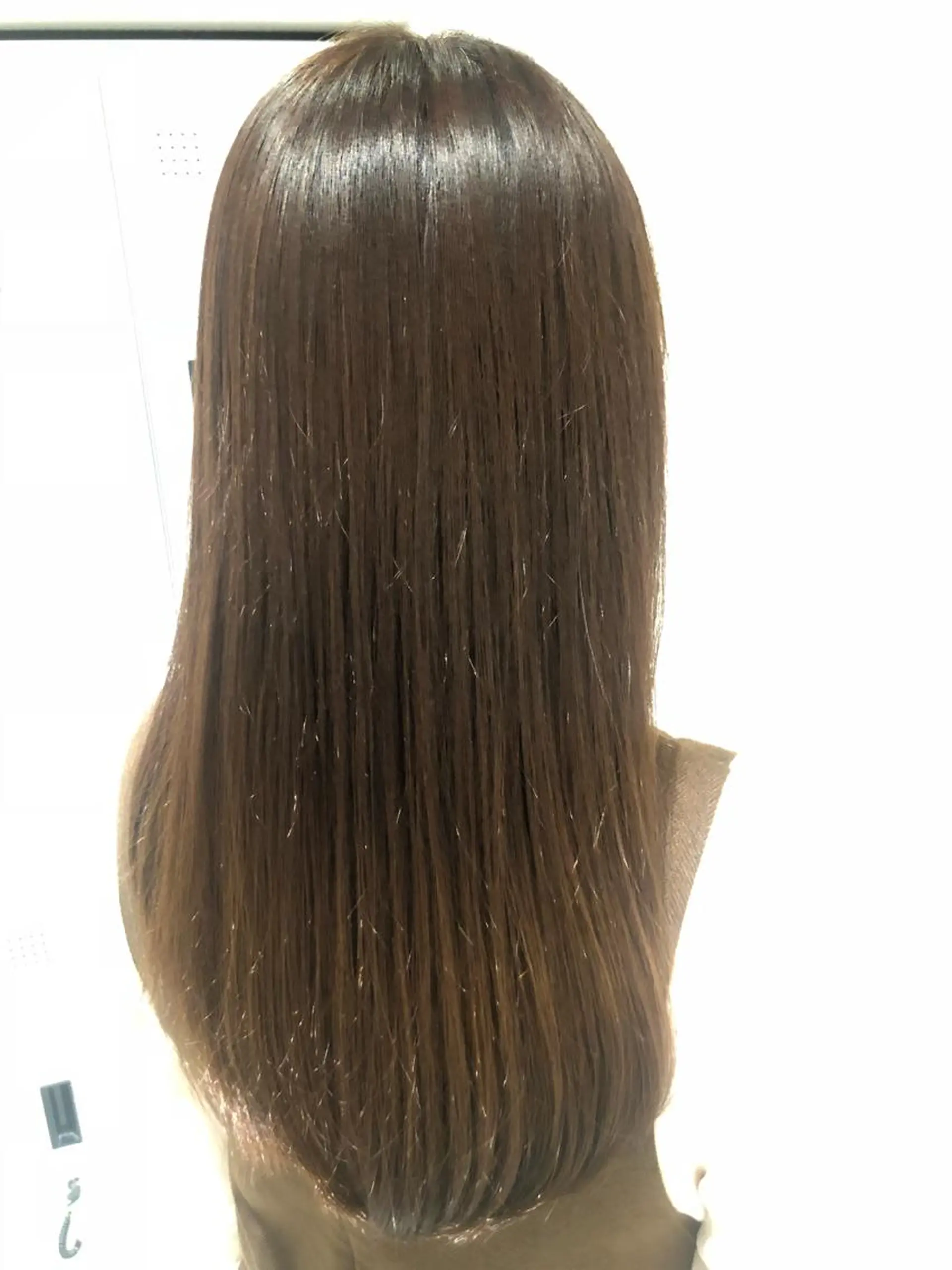 ロング カラー ブラウンカラー トリートメント 銀座/美髪縮毛矯正 /髪質改善/山本翔華のヘアスタイル