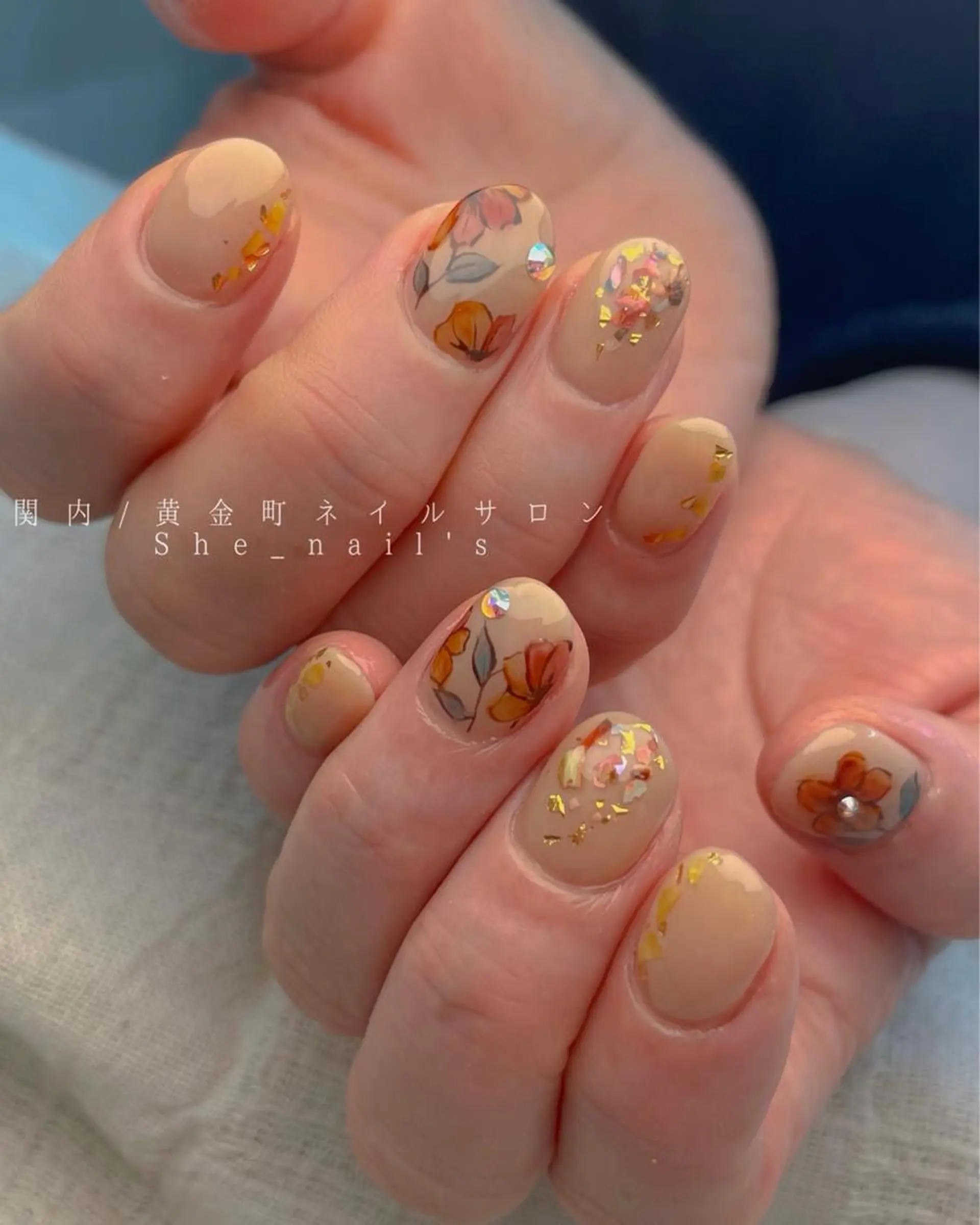 ネイル Blushオーナー Shiinaのネイルデザイン