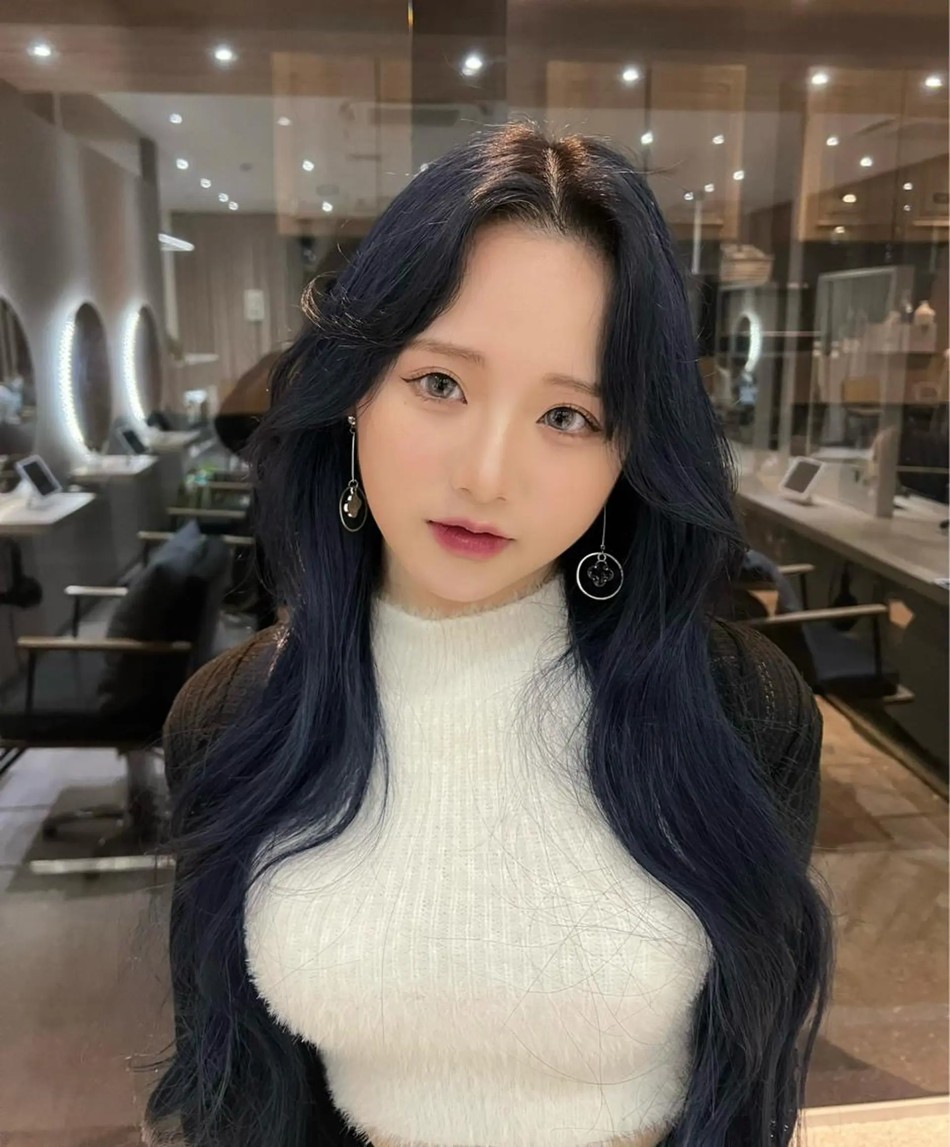 ロング カット ヘアカラー 韓国ヘア🩶侑矢 艶髪透明感/福岡のヘアスタイル