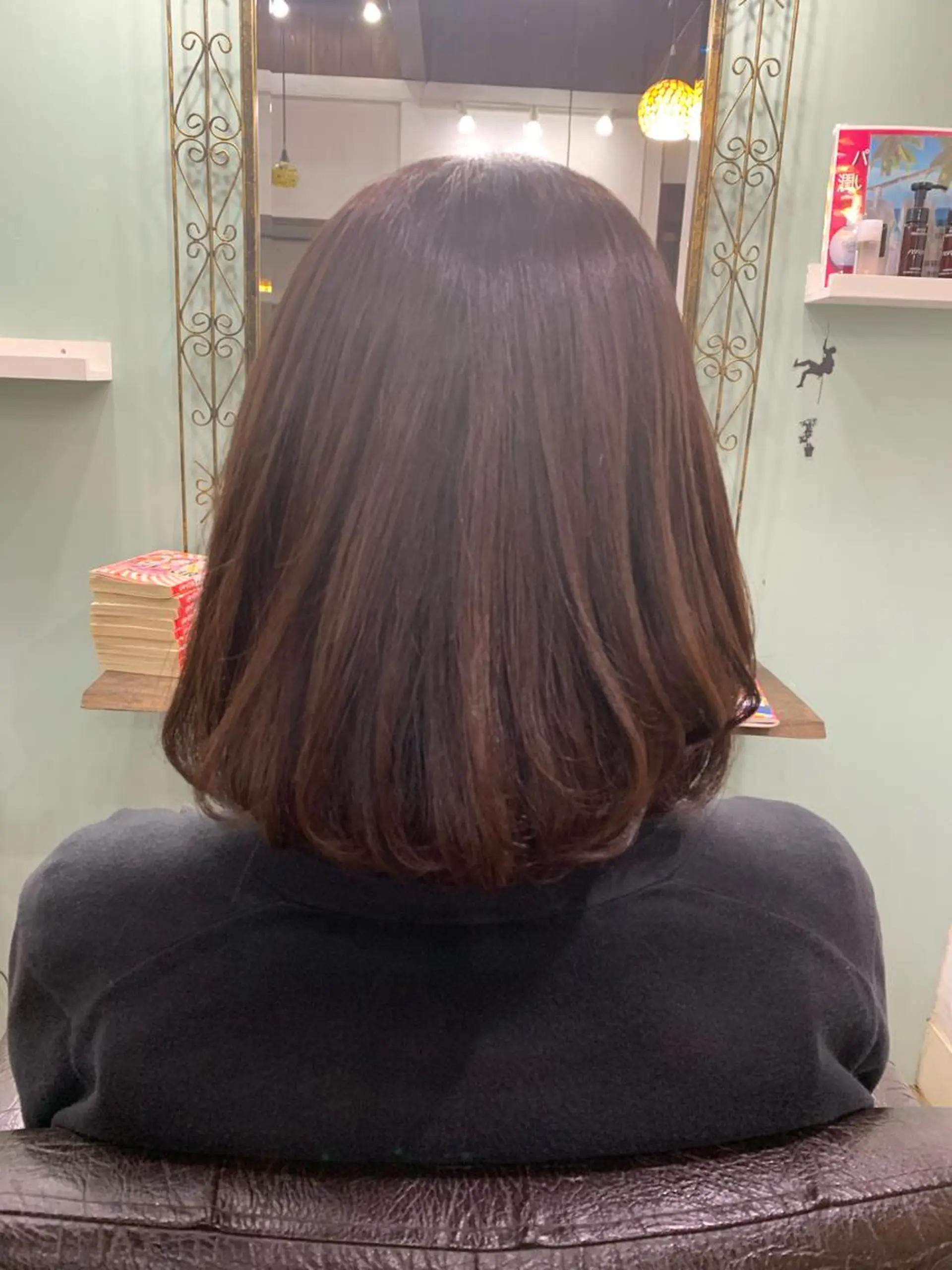 ミディアム カラー ヘアアレンジ R ri R takagiのヘアスタイル