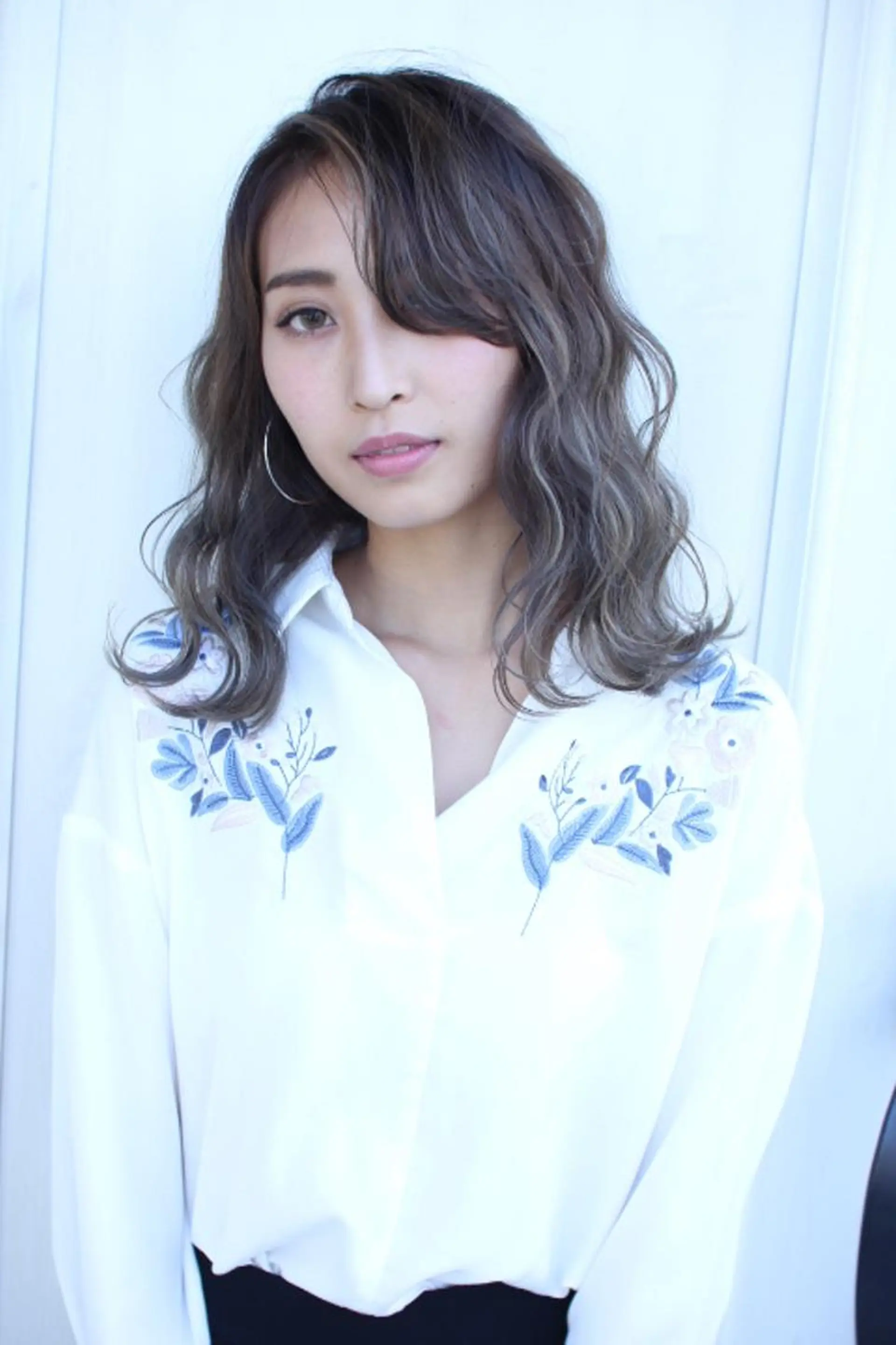 セミロング カラー 外国人風カラー ヘアカラー NABLA所属・安田 充宏のヘアスタイル