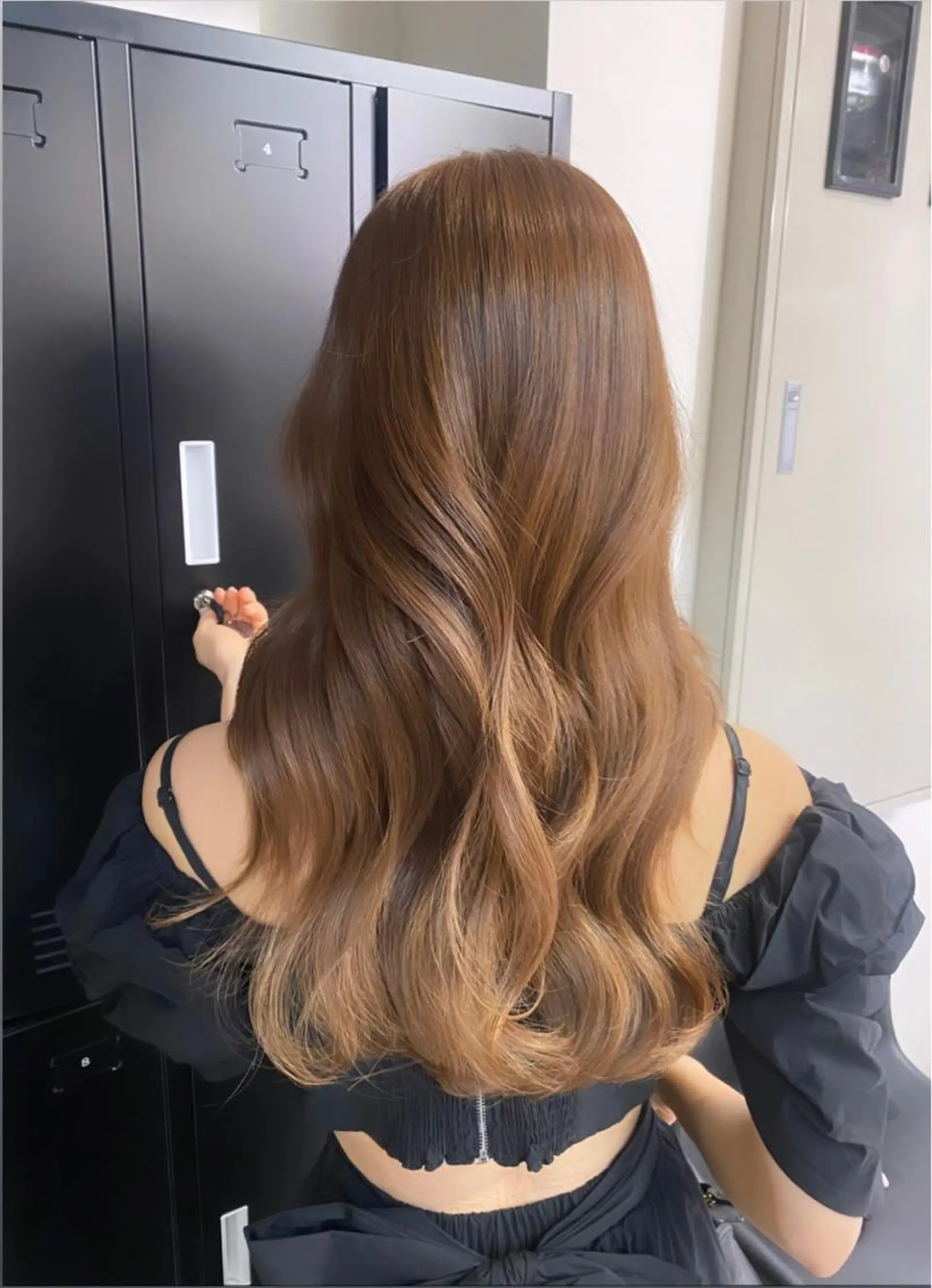 ロング カラー ブリーチ ブリーチなしカラー 韓国風ヘア ヘアカラー トリートメント ヘアセット 渋谷/原宿♡PELE 縮毛矯正/ストレートのヘアスタイル