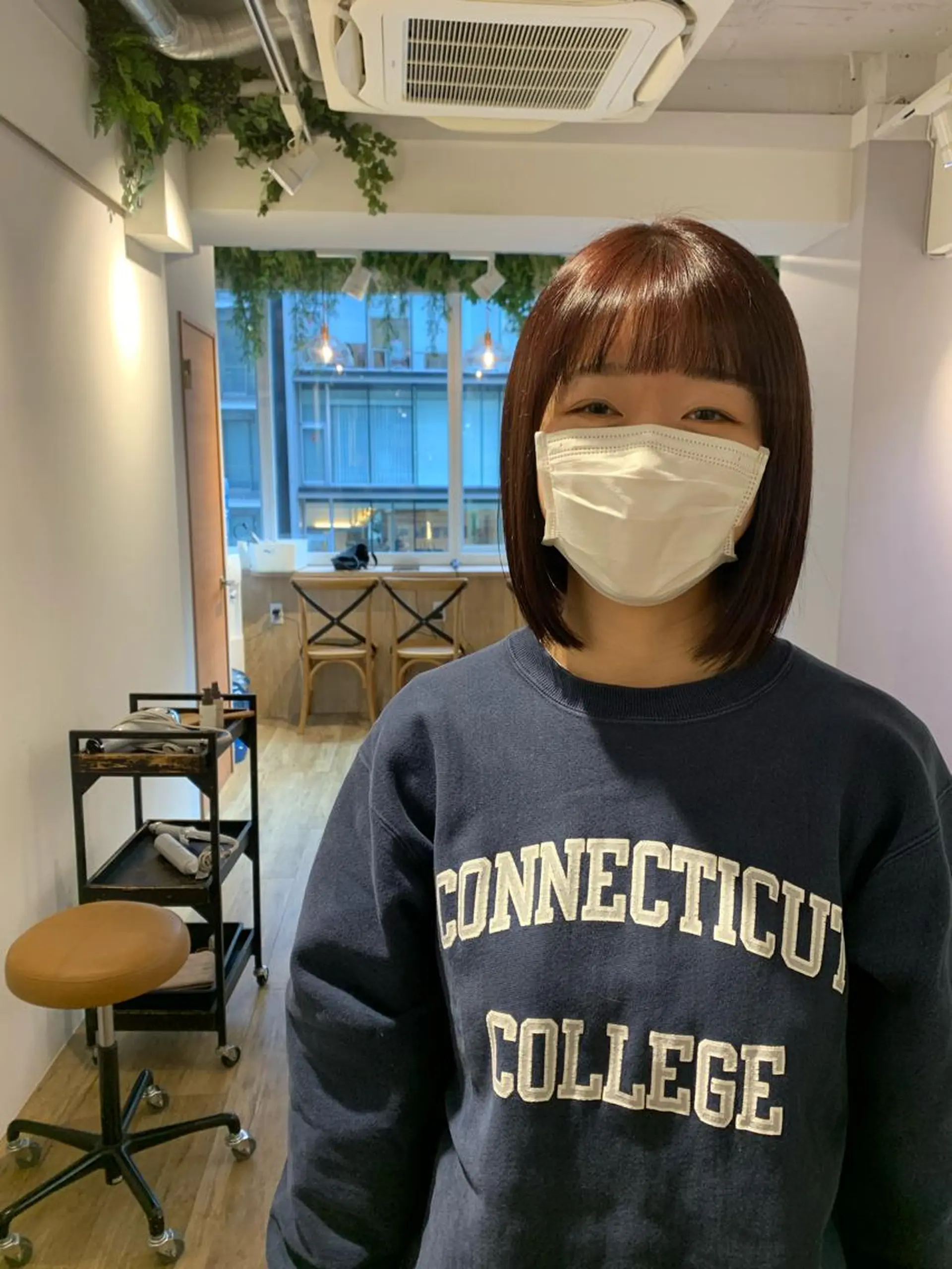 ショート カラー 詩織/パーマ /代官山のヘアスタイル