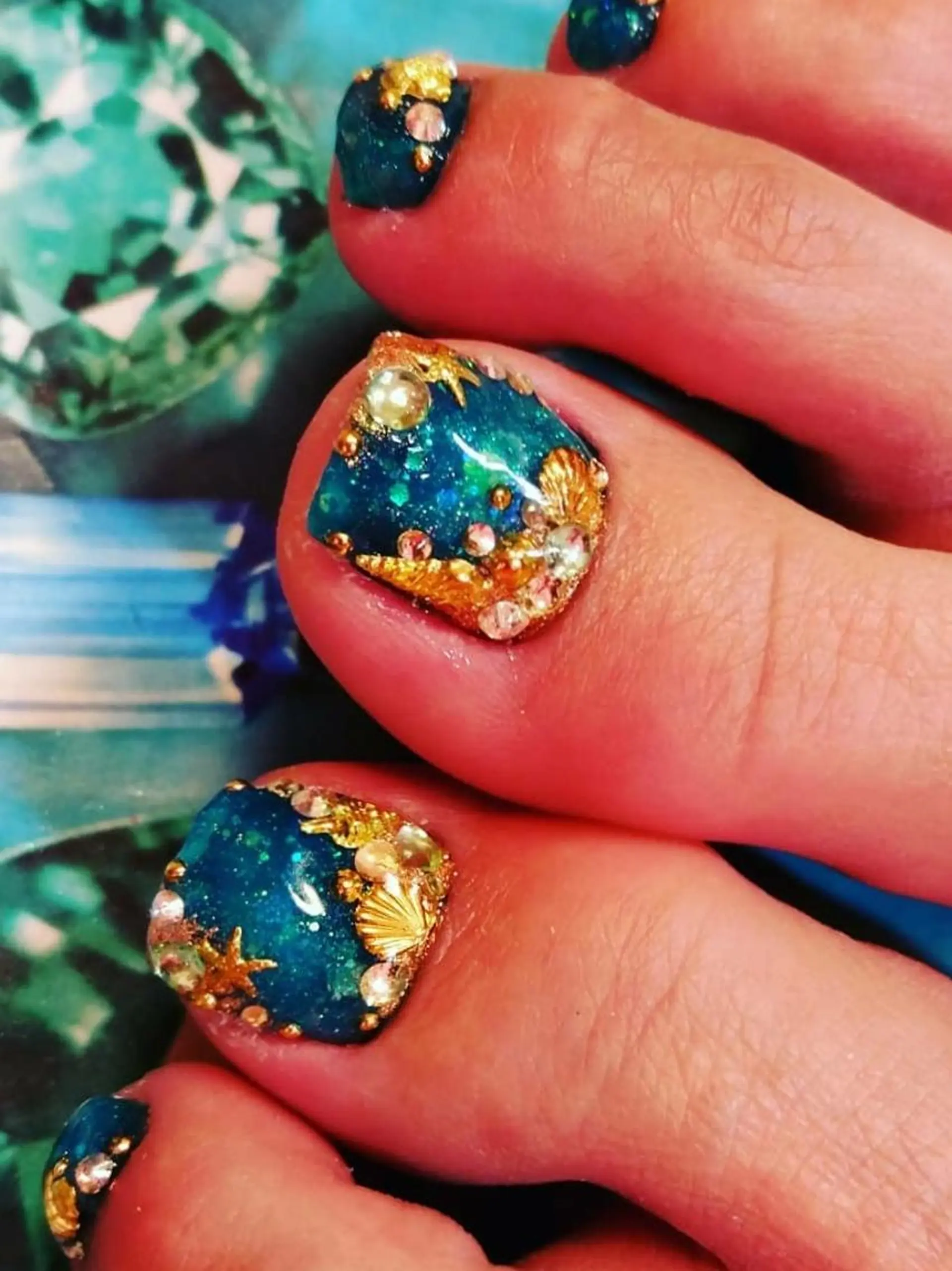 ネイル フットネイル chakky nailsのネイルデザイン