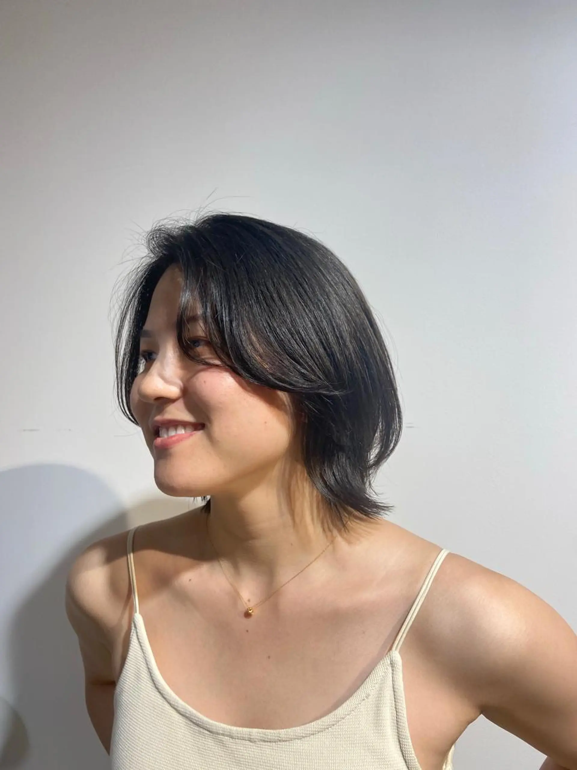 ミディアム カラー レイヤーカット なかまみさと 🌼極上ヘッドスパのヘアスタイル