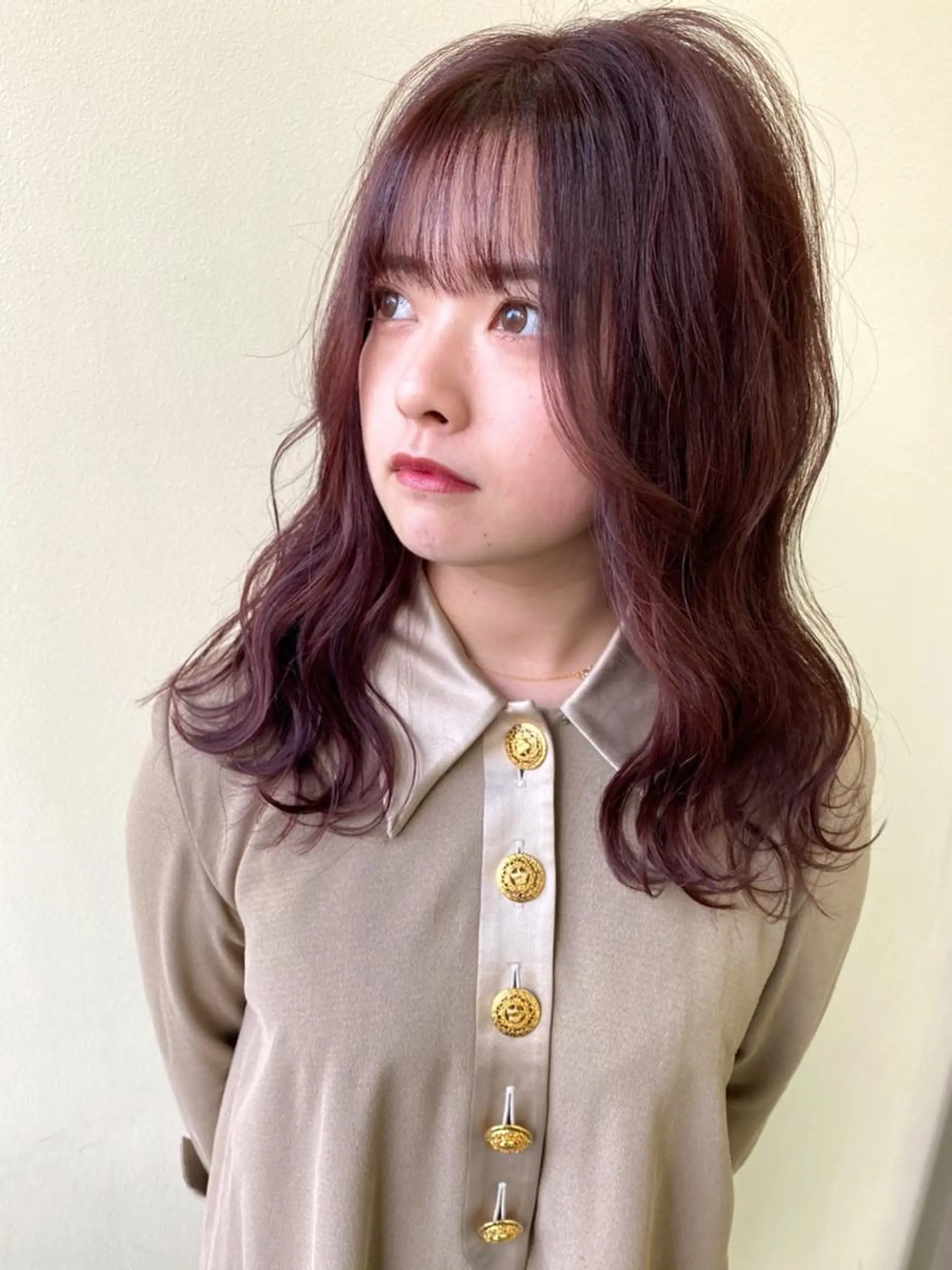 セミロング レイヤーカット 🇰🇷SAYAのヘアスタイル