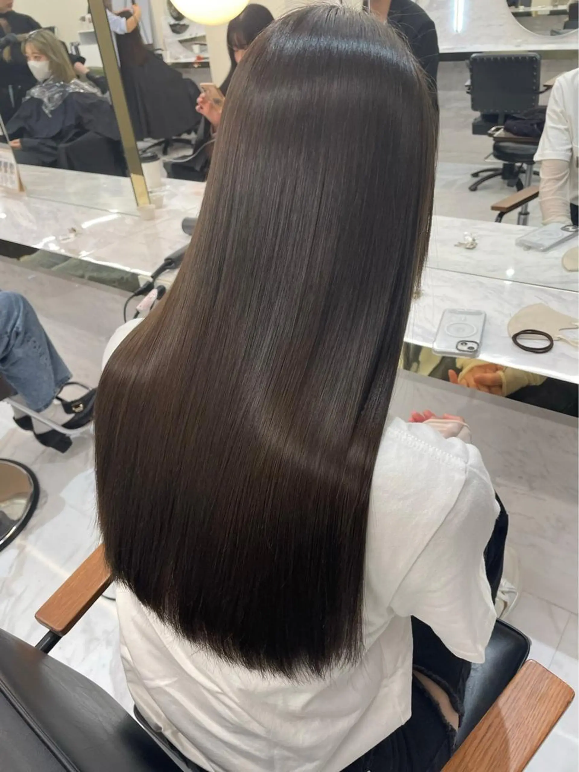 ロング カラー 髪質改善 縮毛矯正 カット 縮毛矯正 トリートメント ヘアセット 髪質改善特化 🫧松野力也のヘアスタイル