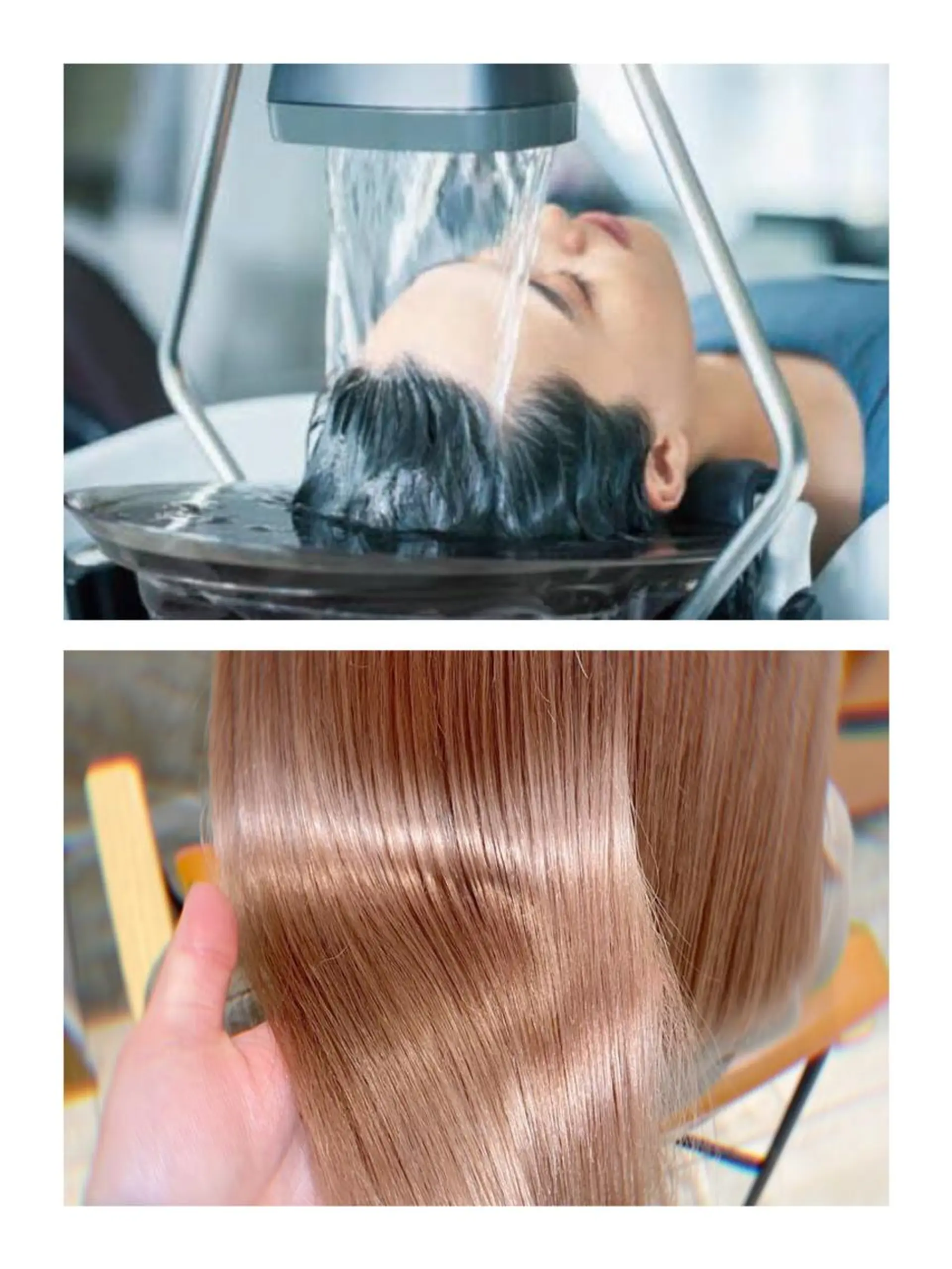 ロング 💙mai🫧 縮毛矯正・ハイライトのヘアスタイル