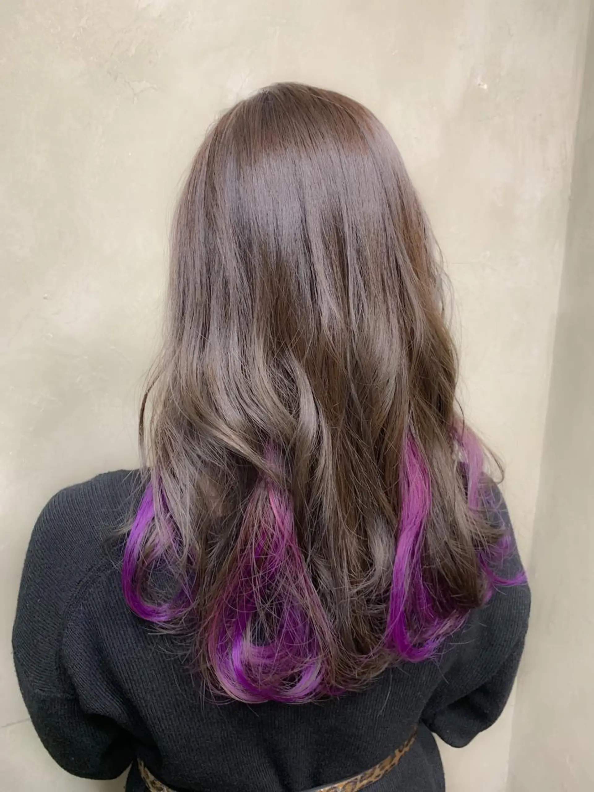 ロング カラー ヘアアレンジ ブリーチ グラデーションカラー 🌈髪質改善💕 縮毛矯正✨青木まで✨のヘアスタイル