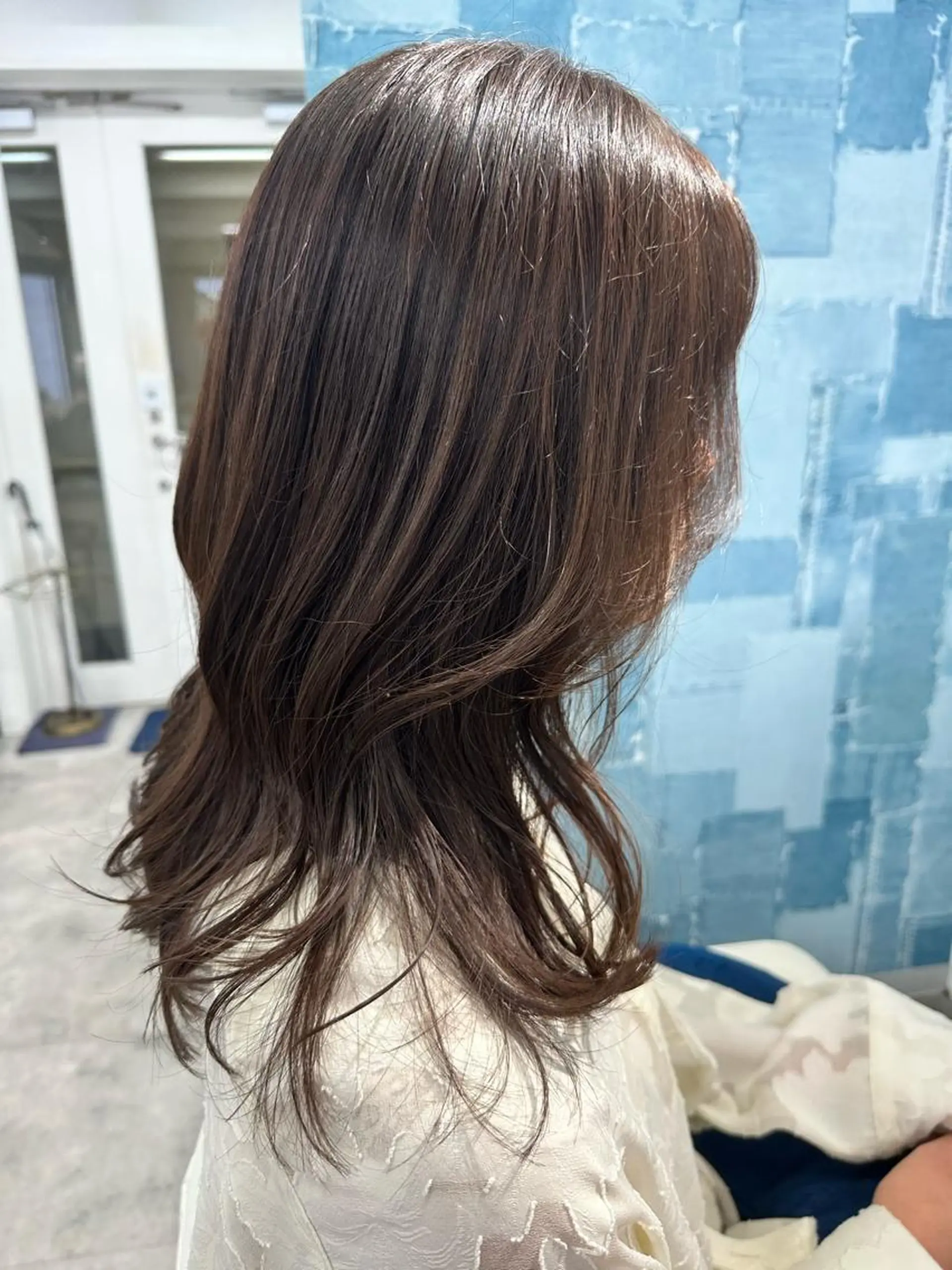 セミロング レイヤーカット Noyヨシモト ヒロトのヘアスタイル