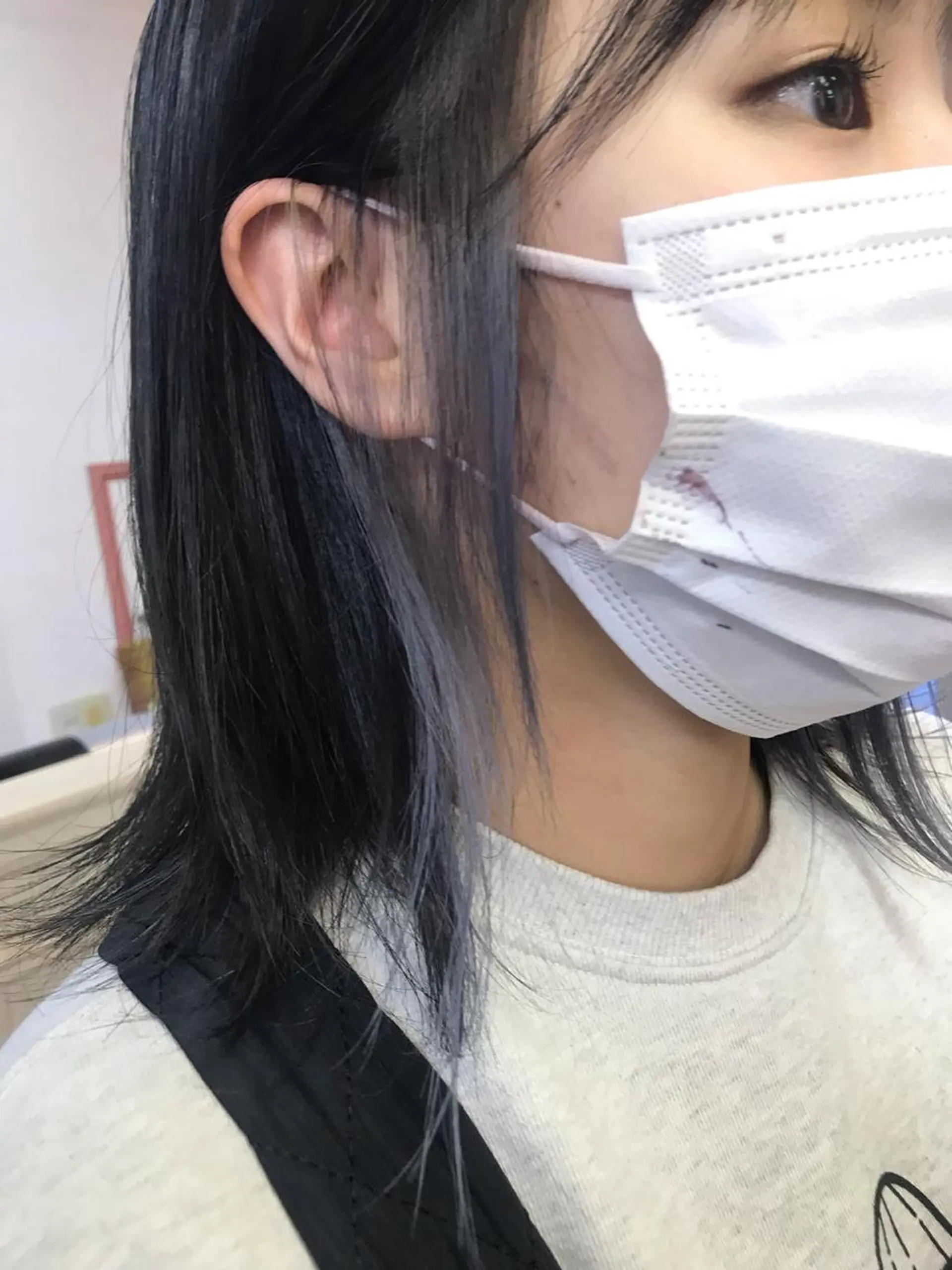 ミディアム カラー 桧山 真のヘアスタイル