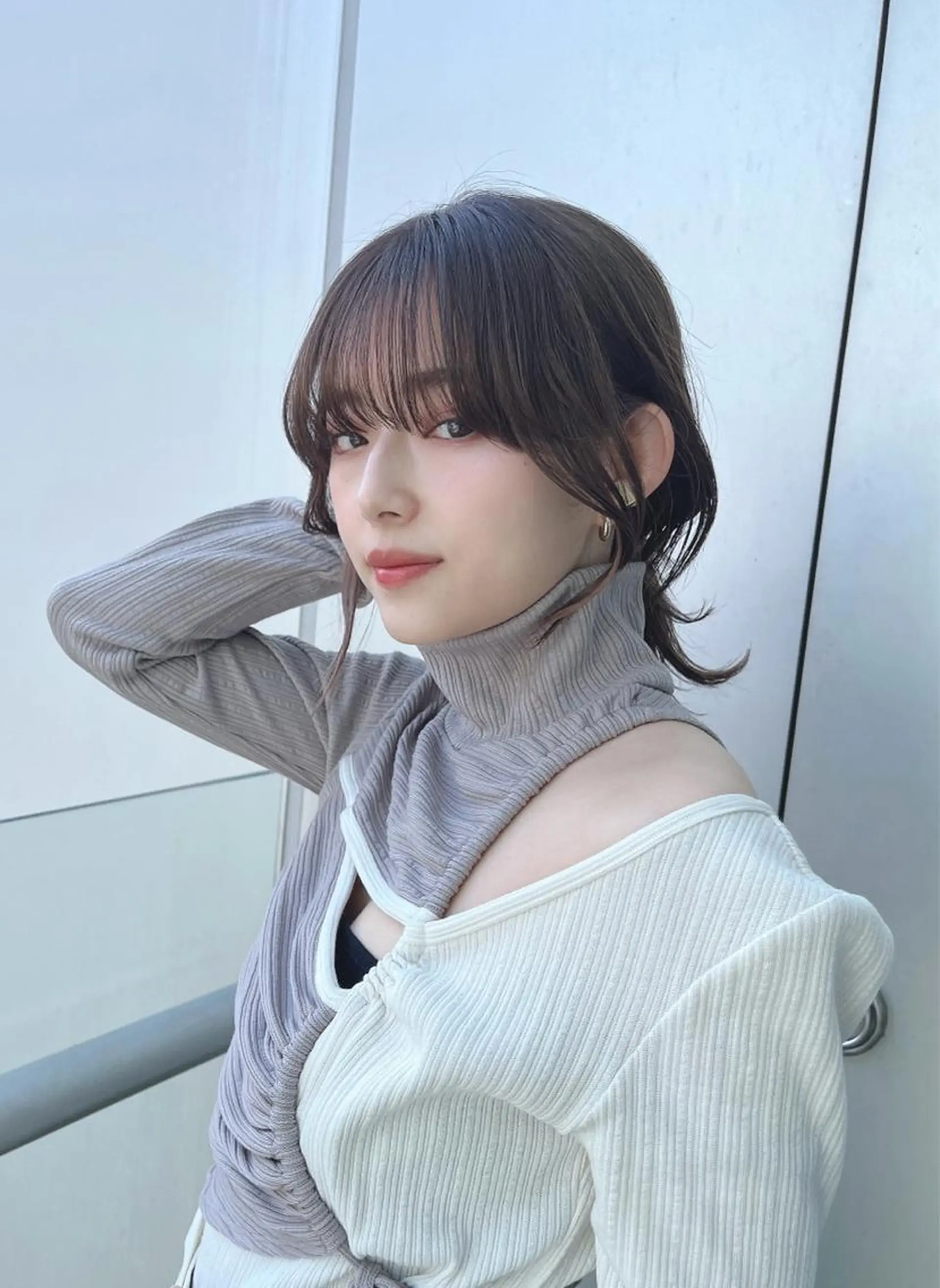 セミロング カット ヘアカラー トリートメント 🌫️大人韓国ヘア 🌫️naoyaのヘアスタイル